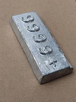 99.99% High Purity Lab Graded Zinc Metal Block Lumps piece of - (50 grams)
