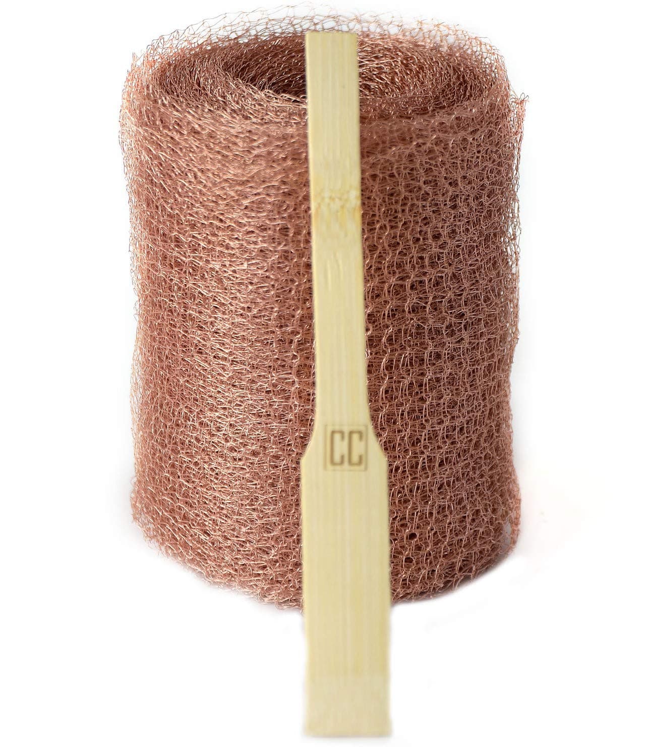 Copper Control Copper Mesh Hole Filler with Packing Tool - 100% Copper - Non Rusting - 1 Pound Roll