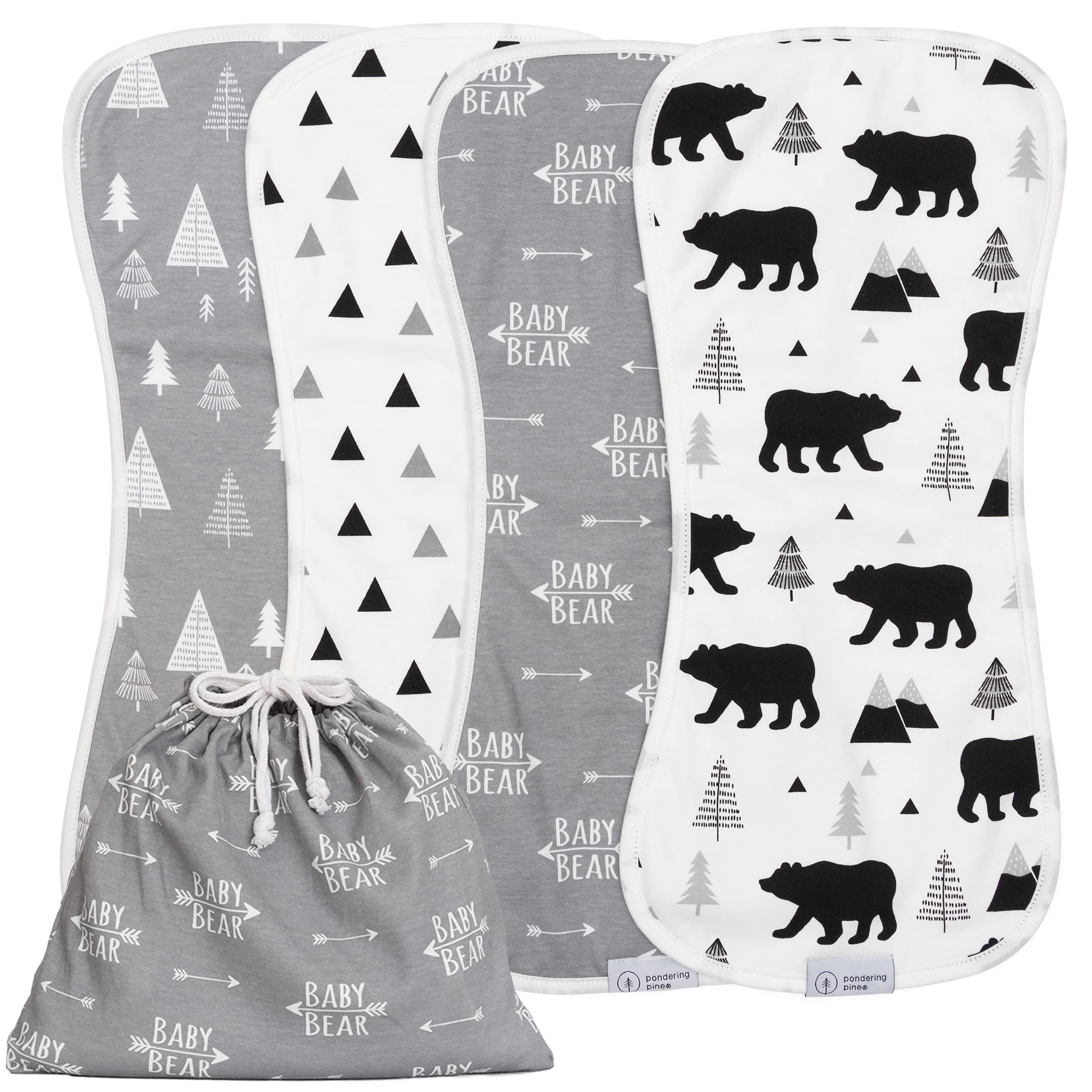 Bear Burp Cloths
