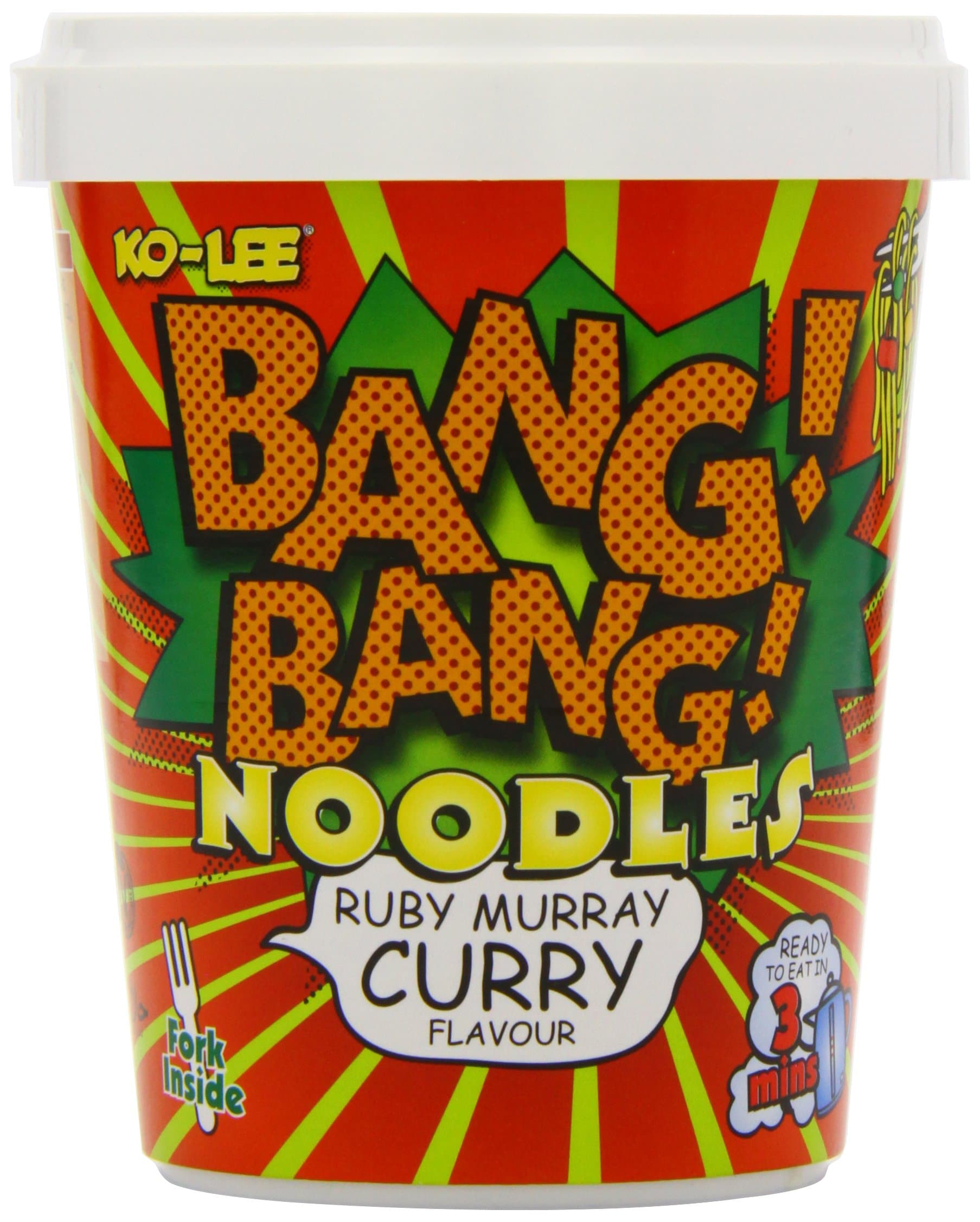 KOLEE BangBang Noodles Ruby Murray Curry Flavour 65 g (Pack of 8)