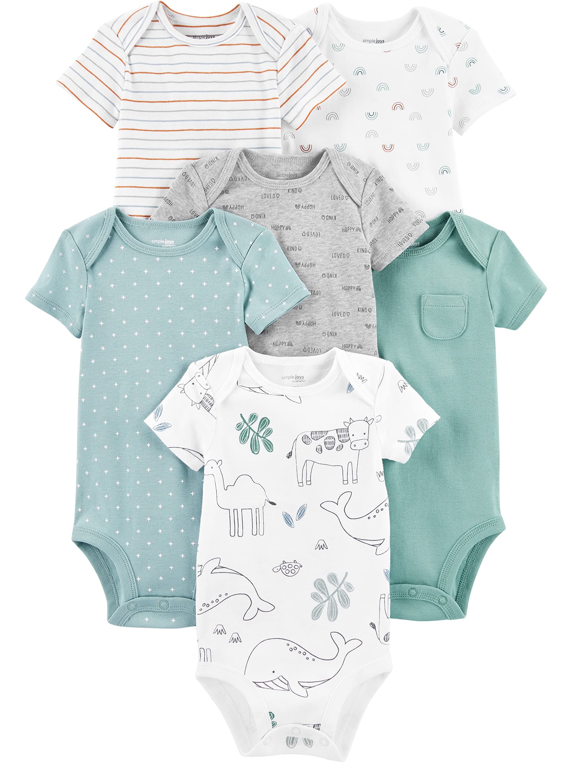 Unisex Babies' Short-Sleeve Bodysuit
