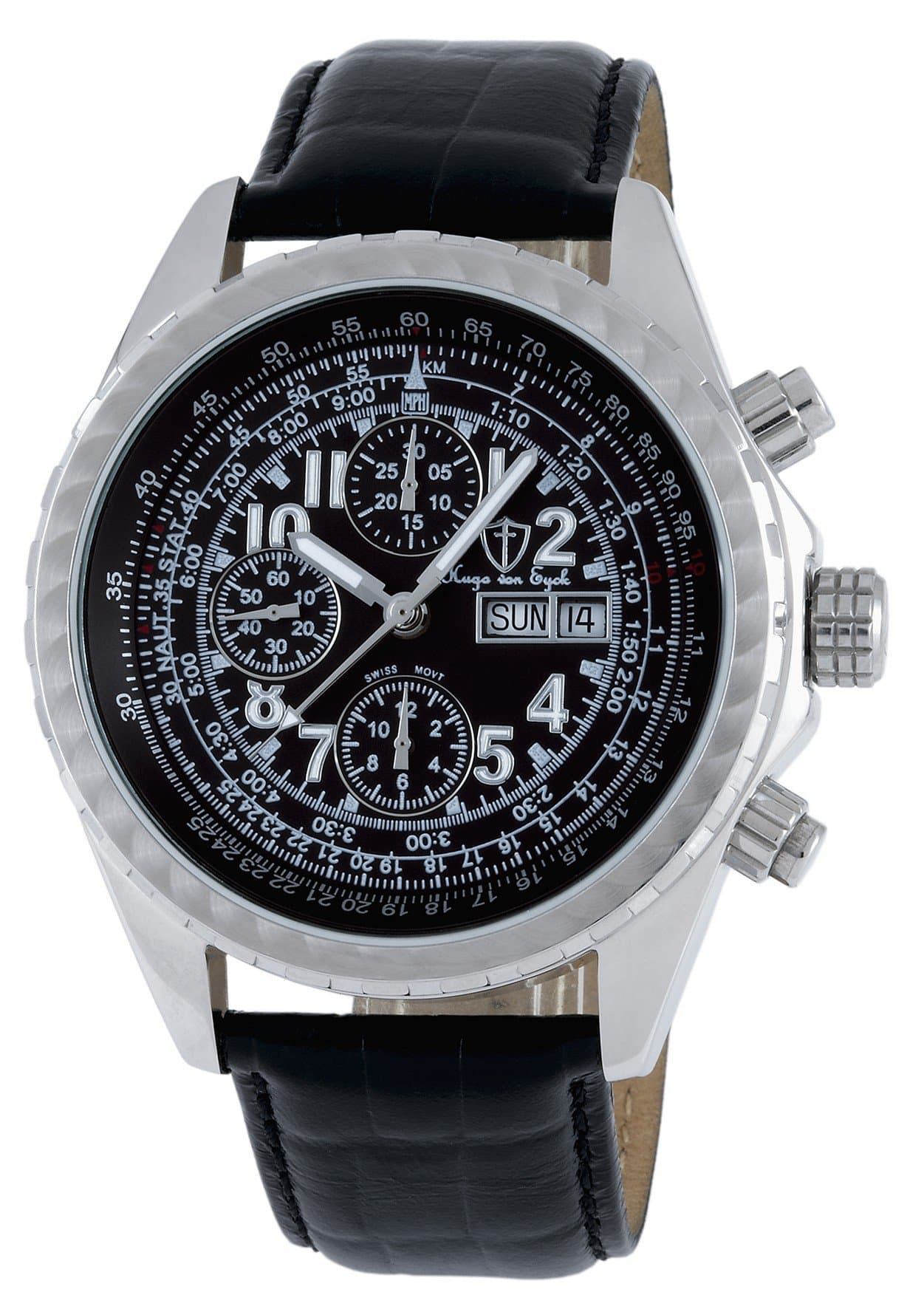 Hugo von Eyck Aquarius Automatic Watch Black