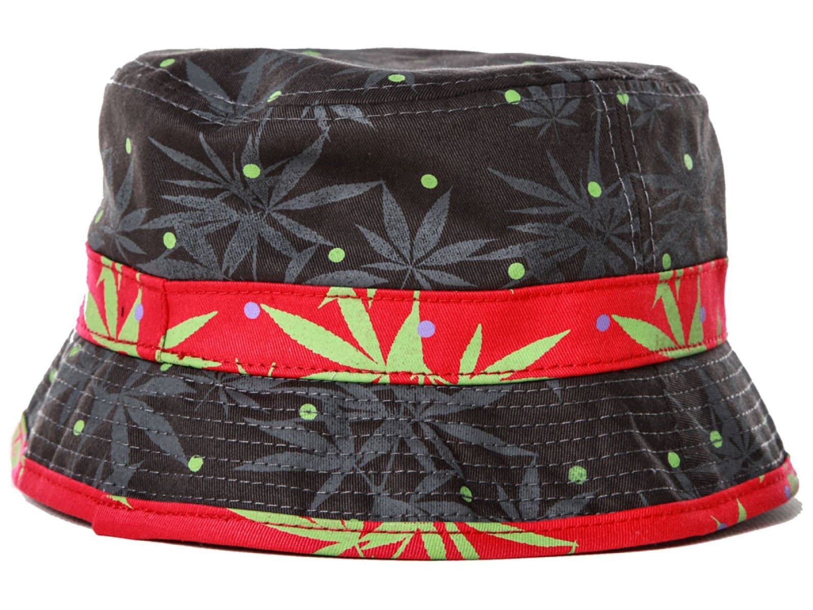 NBI Mens Printed Bucket Hat (Small/Medium, Niko Grey)