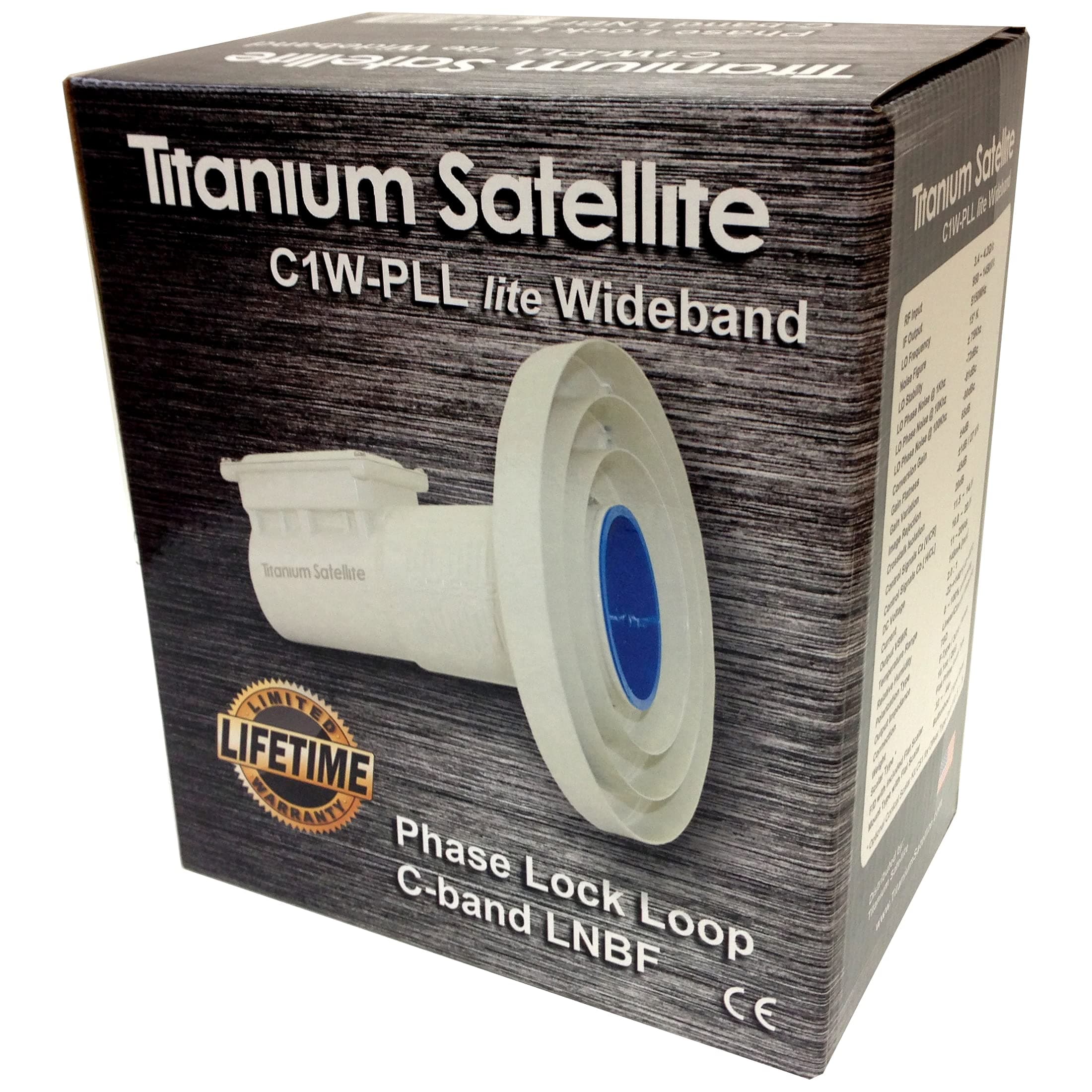 C-Band LNBF C1W-PLL lite Wideband Phase Lock Loop - Lifetime Warranty