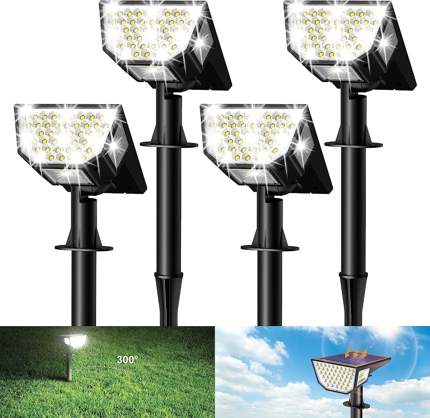 Solar Spot Lights Outdoor*4