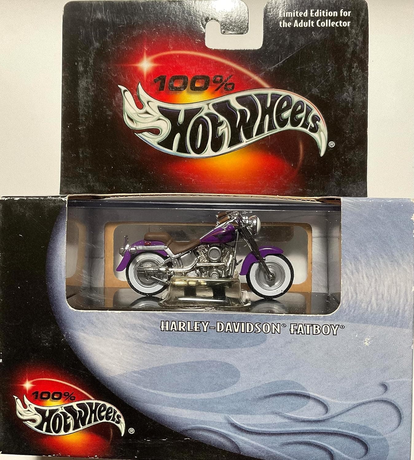 Hot Wheels 100% Harley Davidson Fatboy Motorcycle