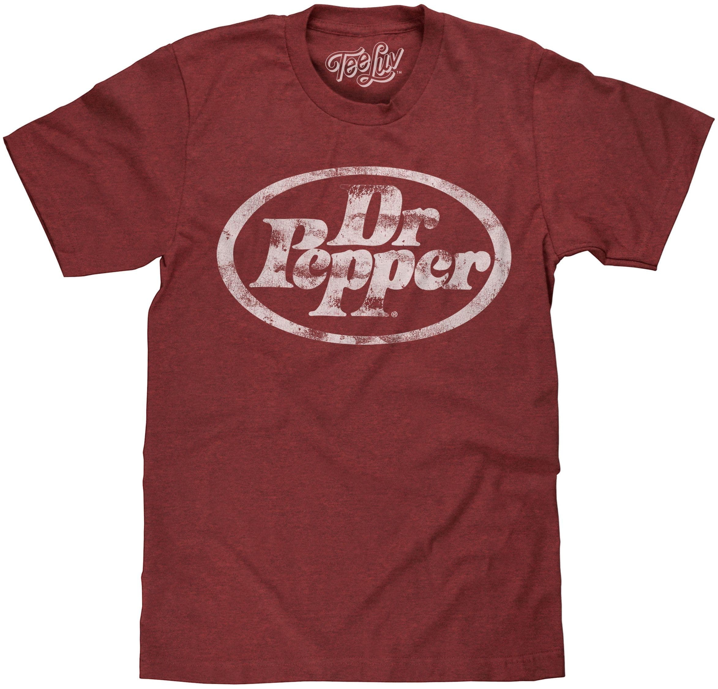 Dr Pepper Licensed Graphic T-Shirt | Soft Touch Tee-x-Large Brick Black Heather