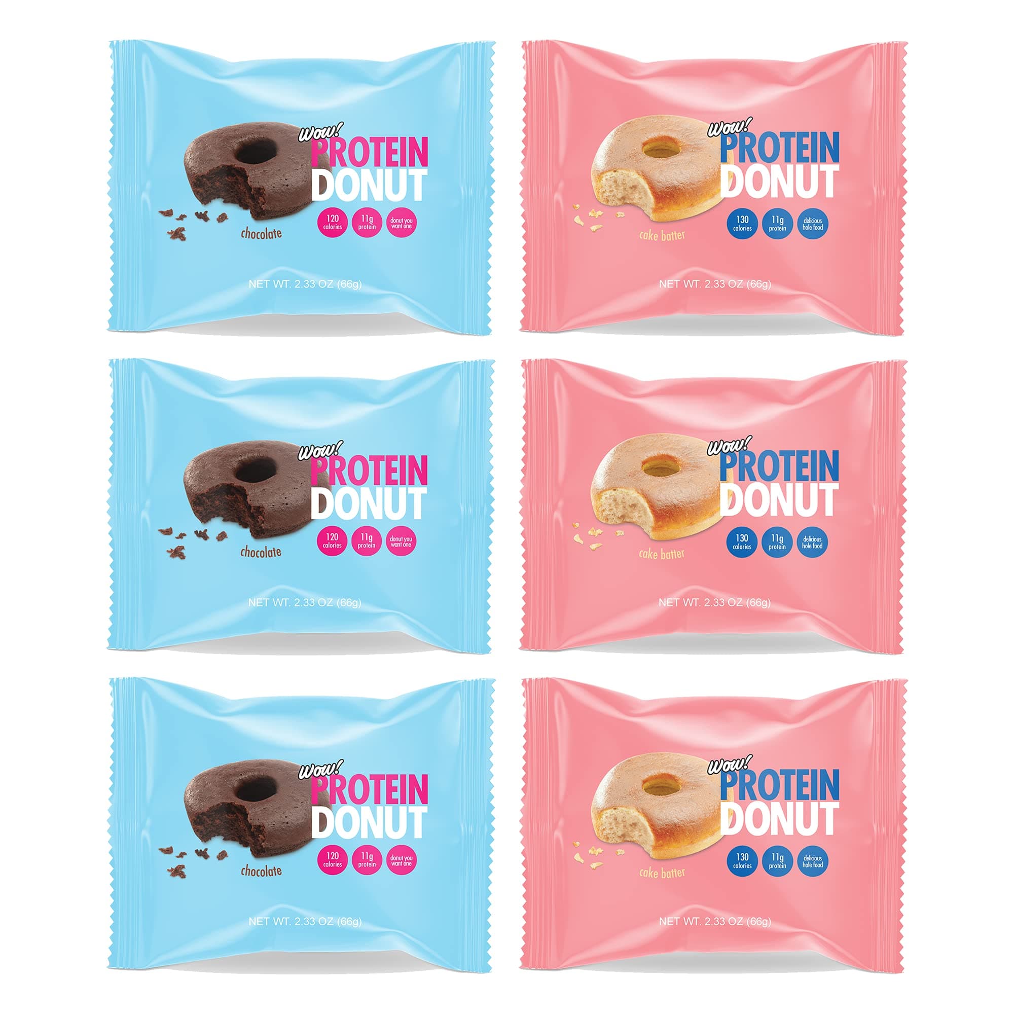 WOW! Donuts The Original Protein Donut (Variety - 6 Pack)
