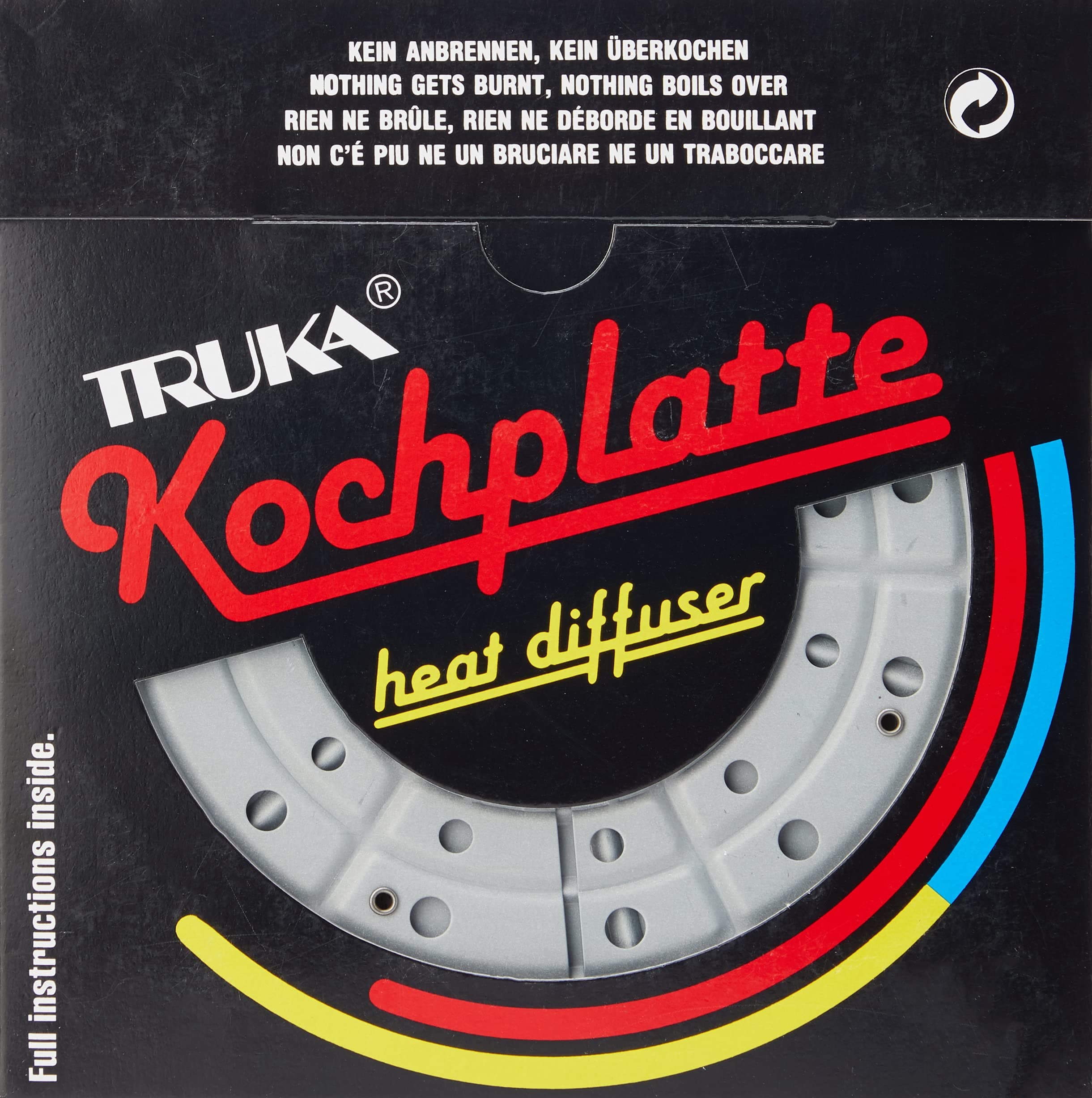 Truka 16 cm Large Stovetop Double Layer Tin Heat Diffuser