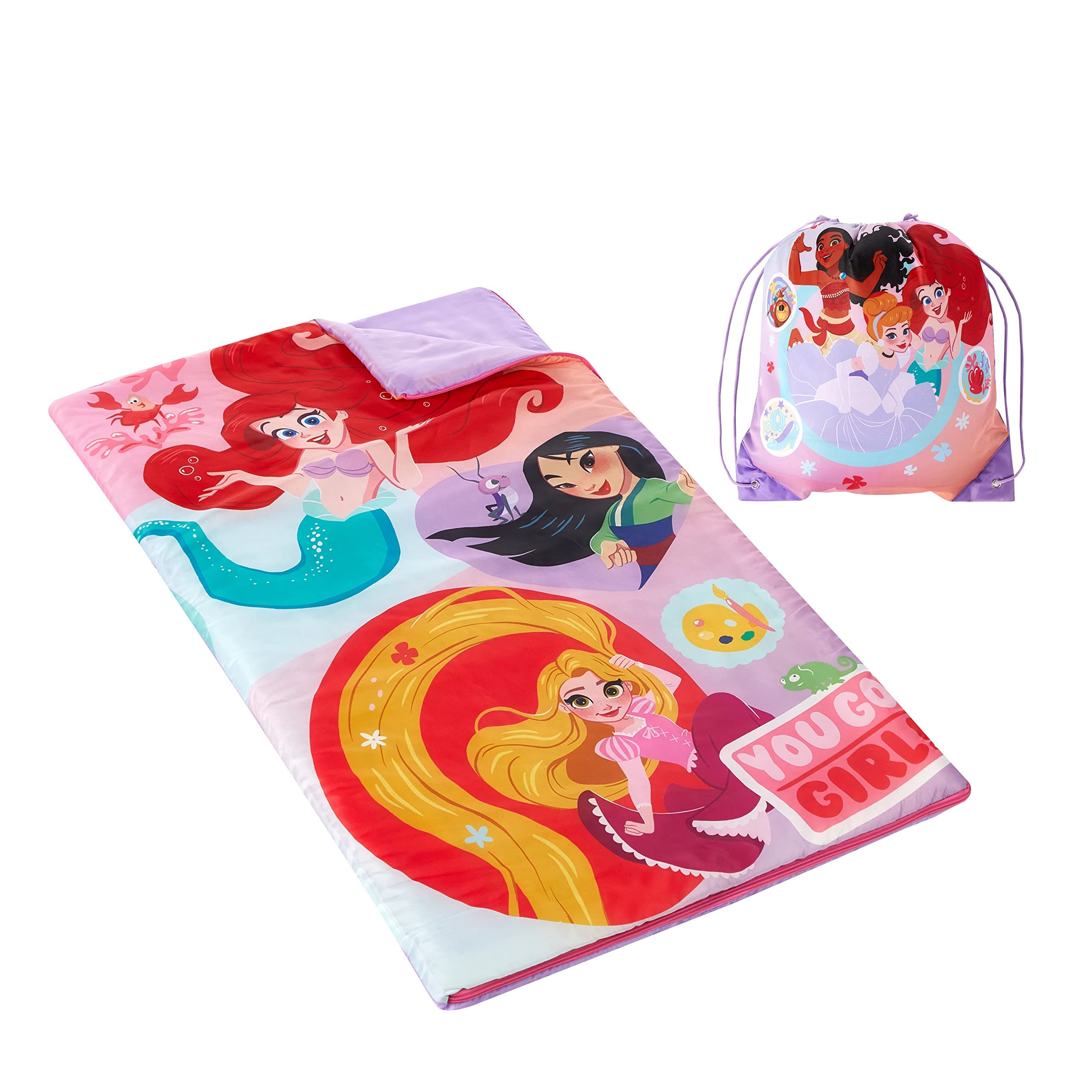 2 Piece Drawstring Sling Carry Bag with Sleeping Slumber Bag