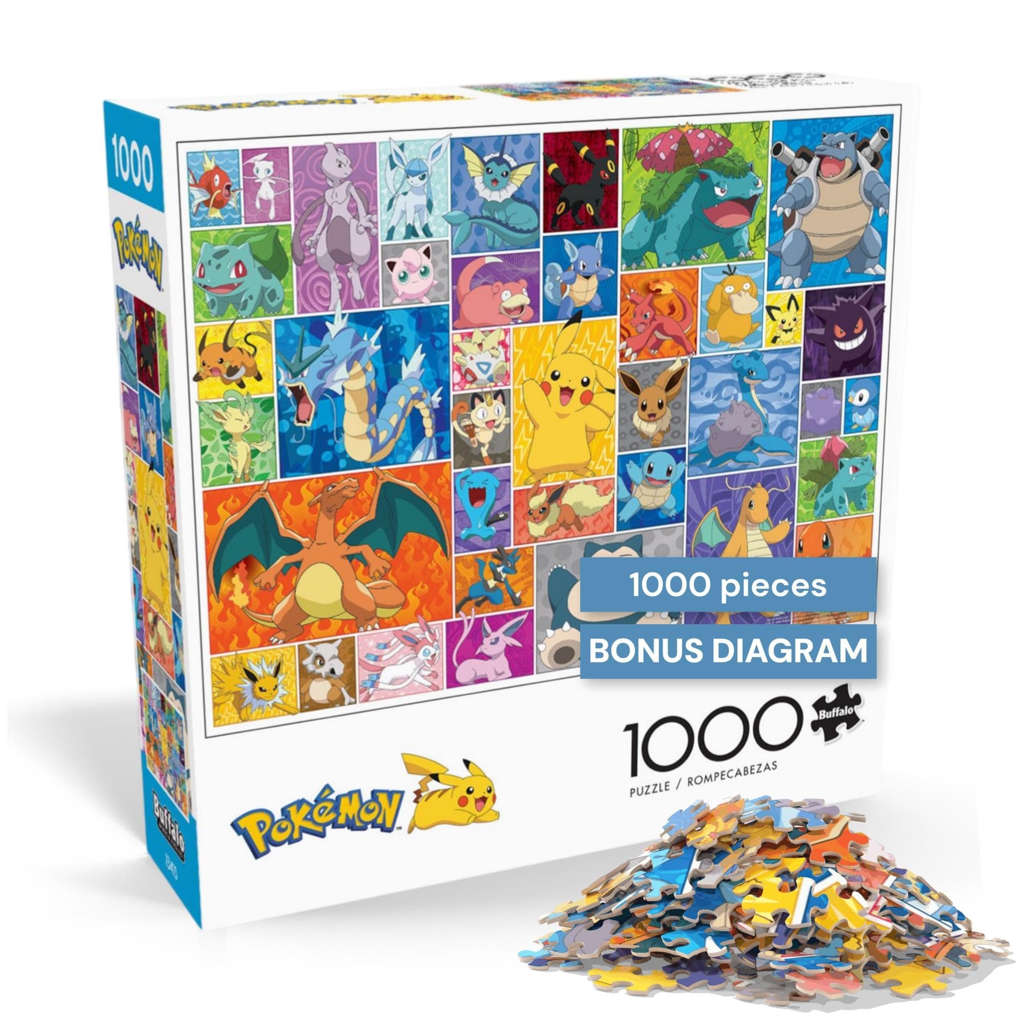 Pokemon - Frames - 1000 Piece Jigsaw Puzzle