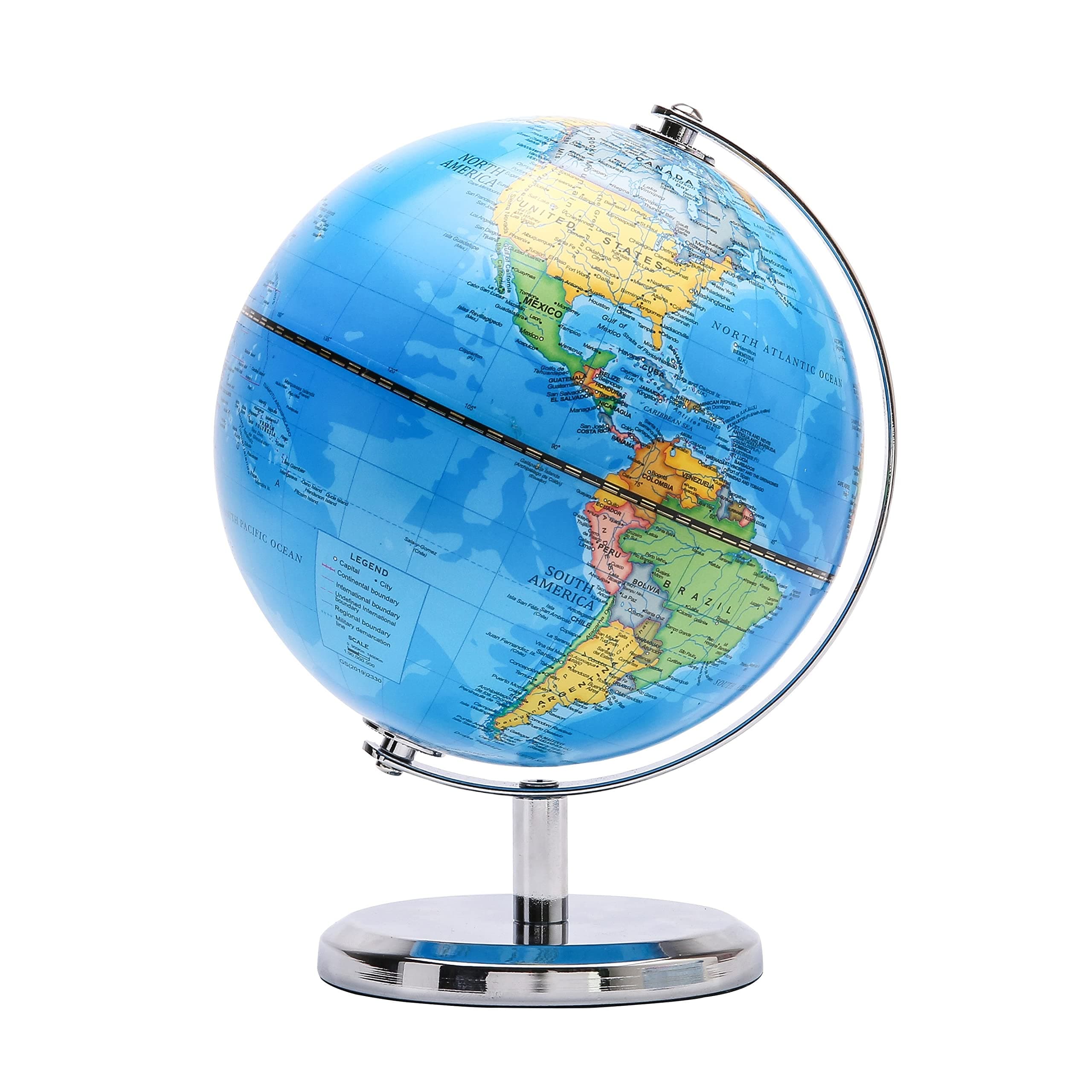 14cm Political Globe