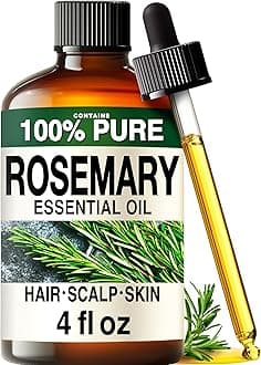 Kukka Rosemary Oil for Hair - 100% Natural Rosemary Essential Oils for Skin, Diffuser & Aromatherapy - Soap Making & DIY (118 ml)