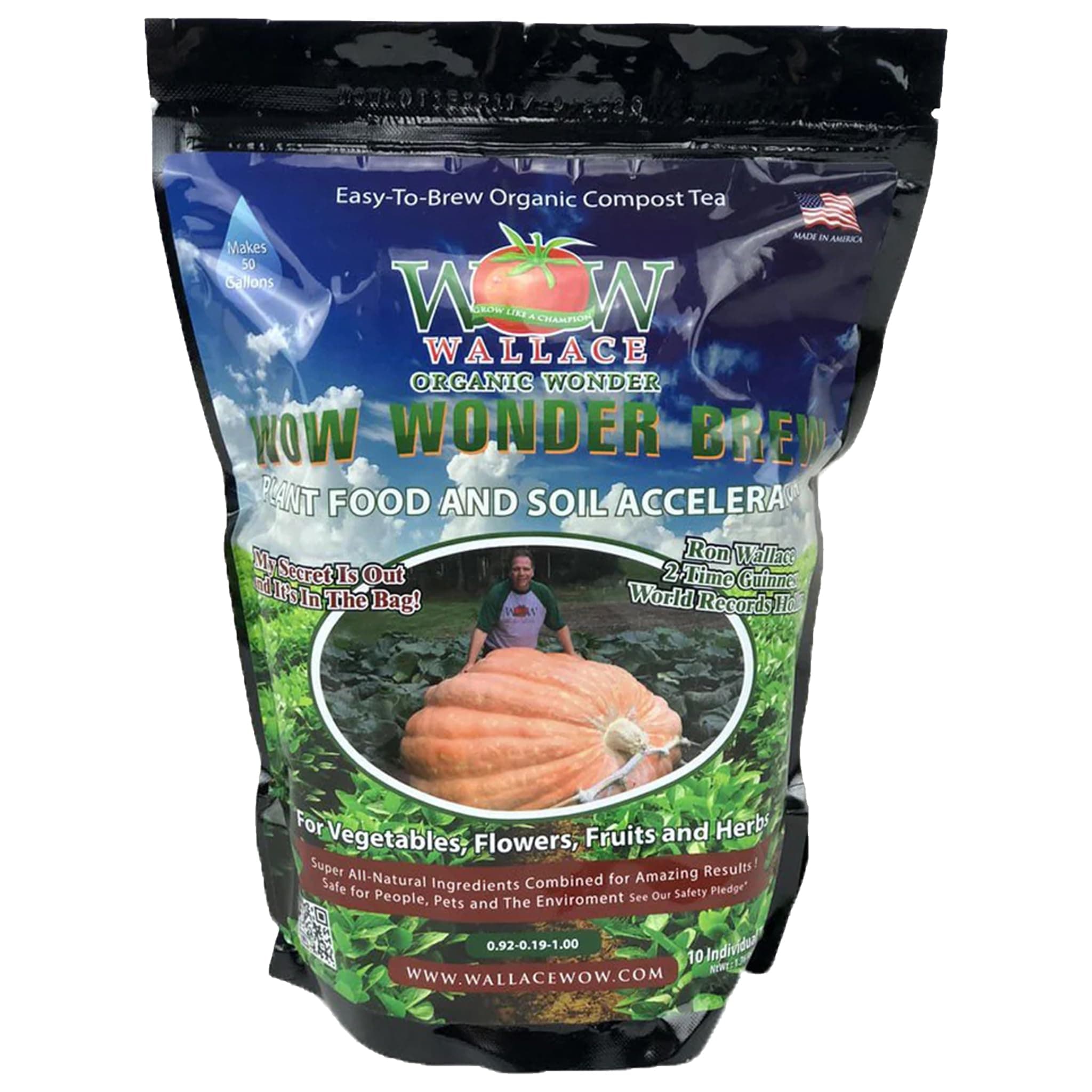 Wallace Organic Wonder, Wonder Brew Compost Tea
