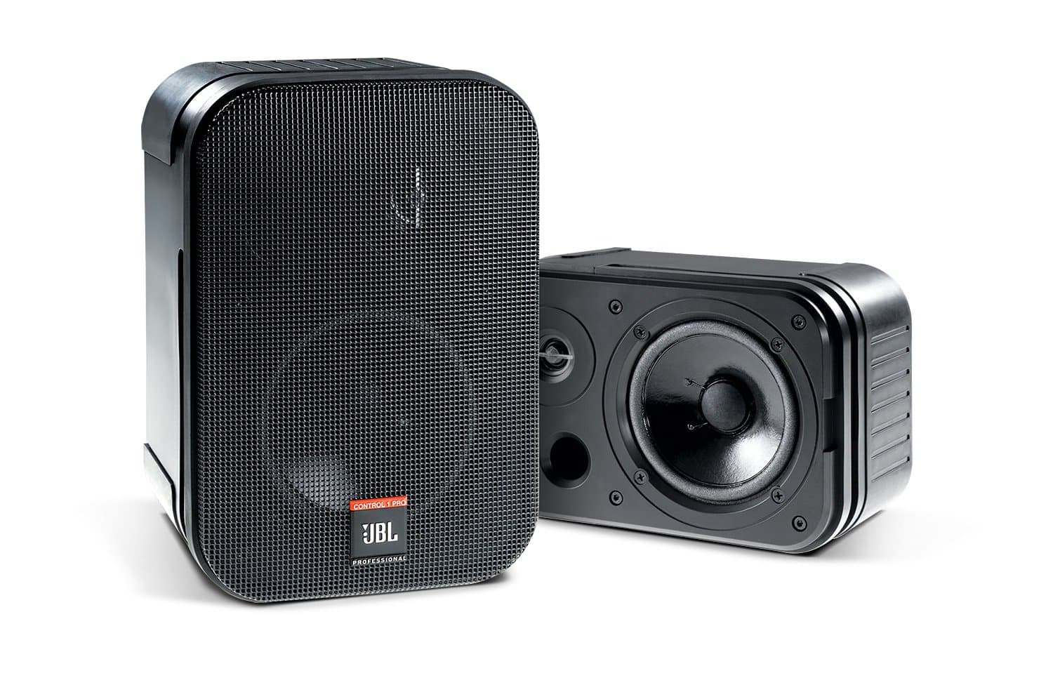 Professional C1PRO High Performance 2-Way, 150 Watt 5.25” Compact, Passive, Satellite, Bookshelf Speakers, Home Theater, Desktop, Stereo, Studio, Black, Sold as Pair.