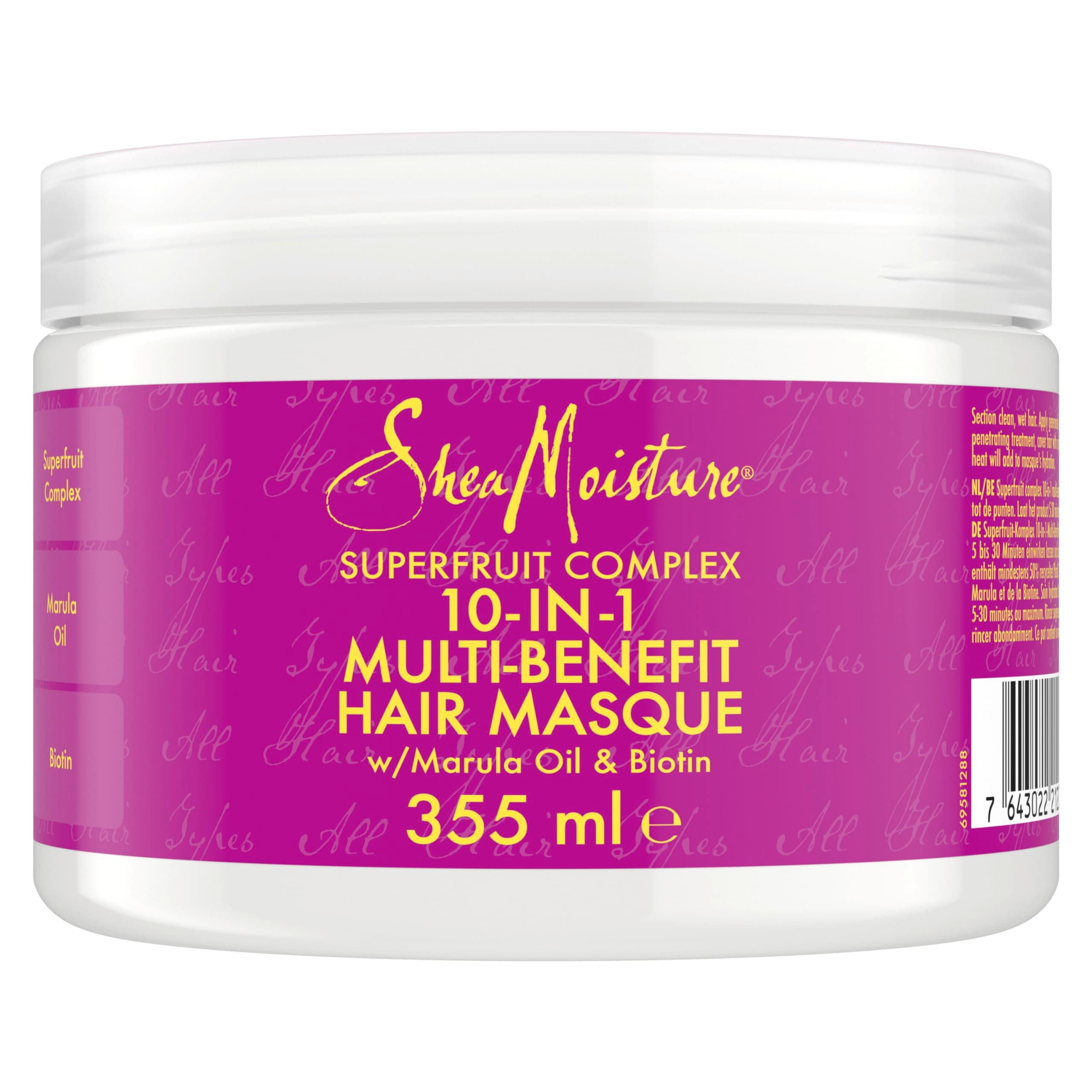 Superfruit Complex 10-in-1 Multi-Benefit Hair Treatment Mask silicone and sulphate free hair mask for all hair types 355 ml