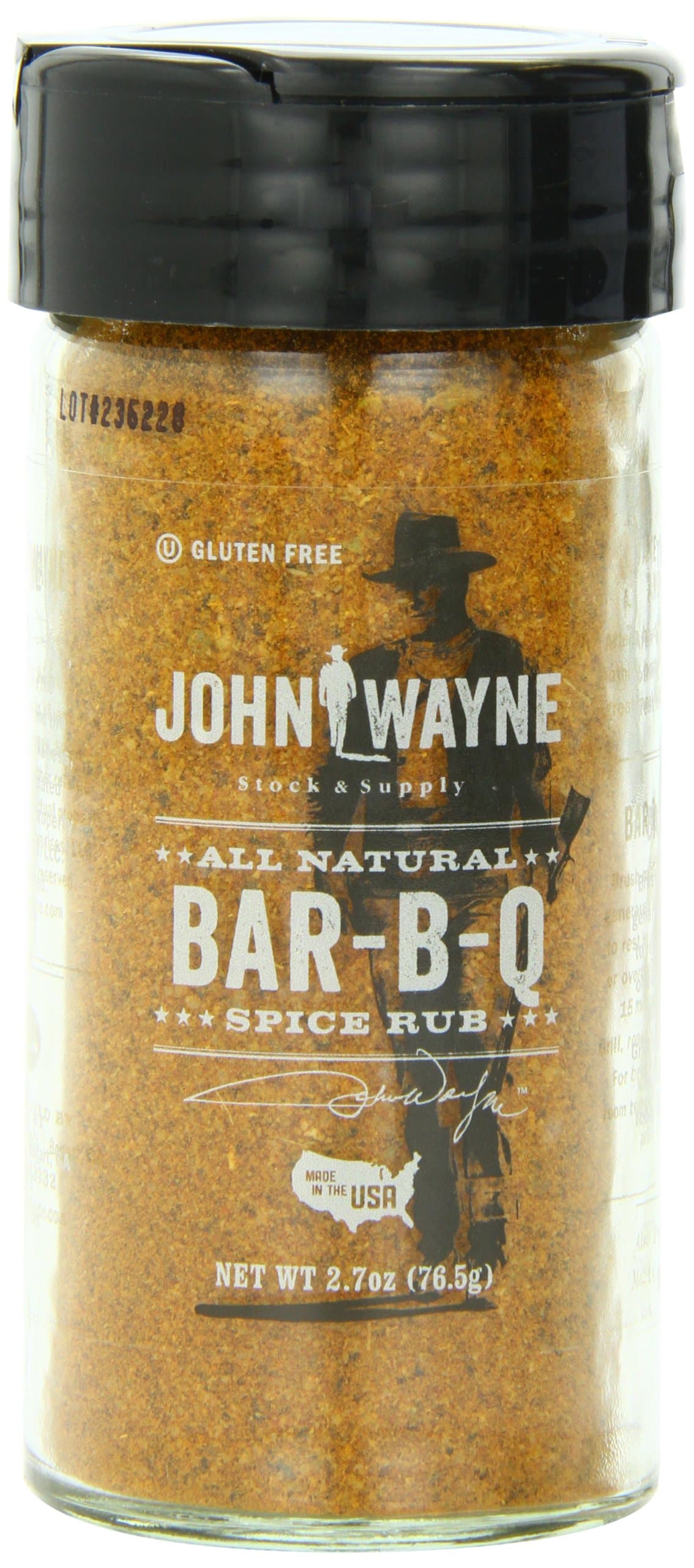 John Wayne Spice Rub, BBQ, 2.7 Ounce