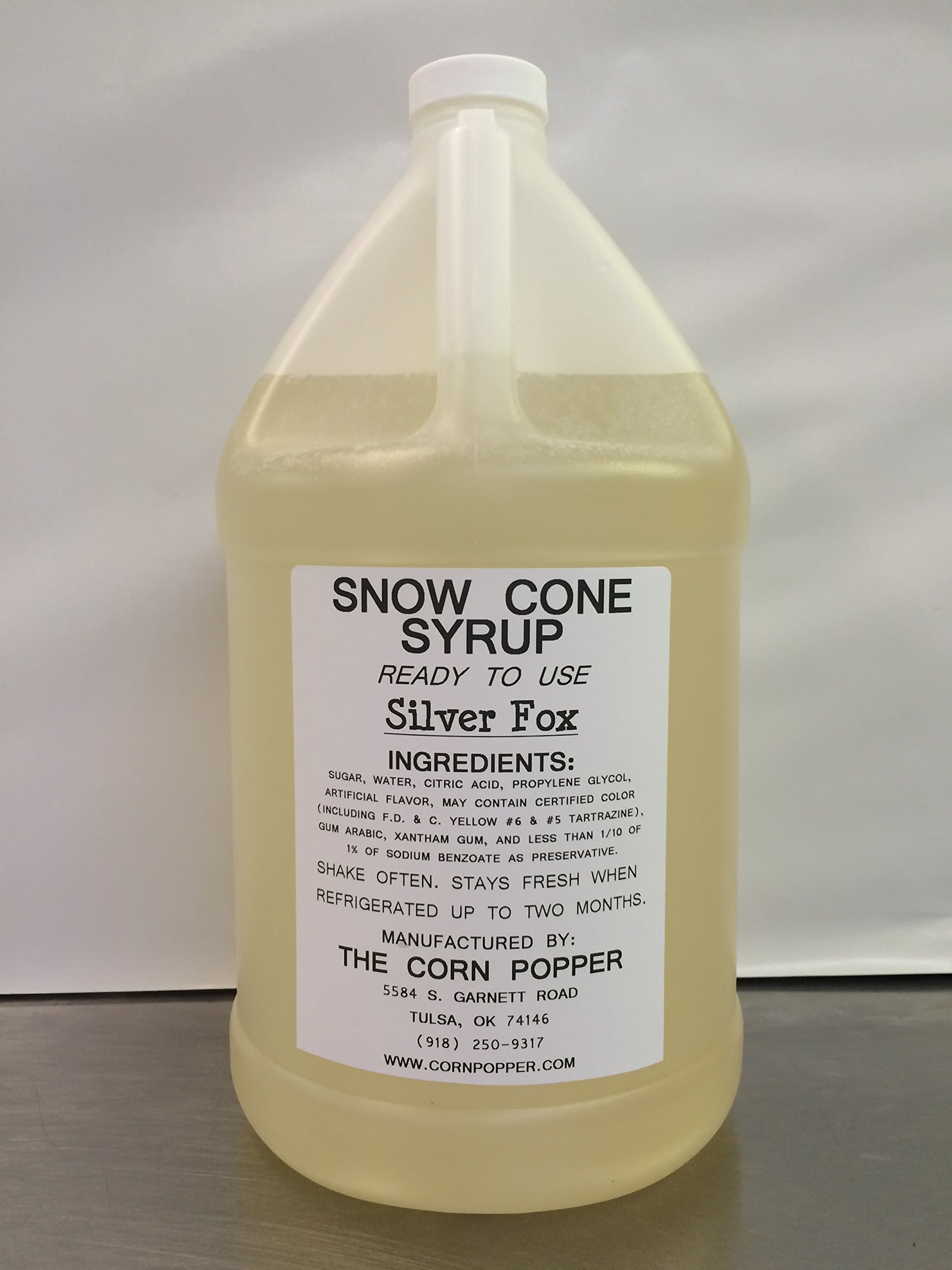 Snow  Cone & Shaved Ice  Syrup , made by The Corn Popper (Silver Fox)
