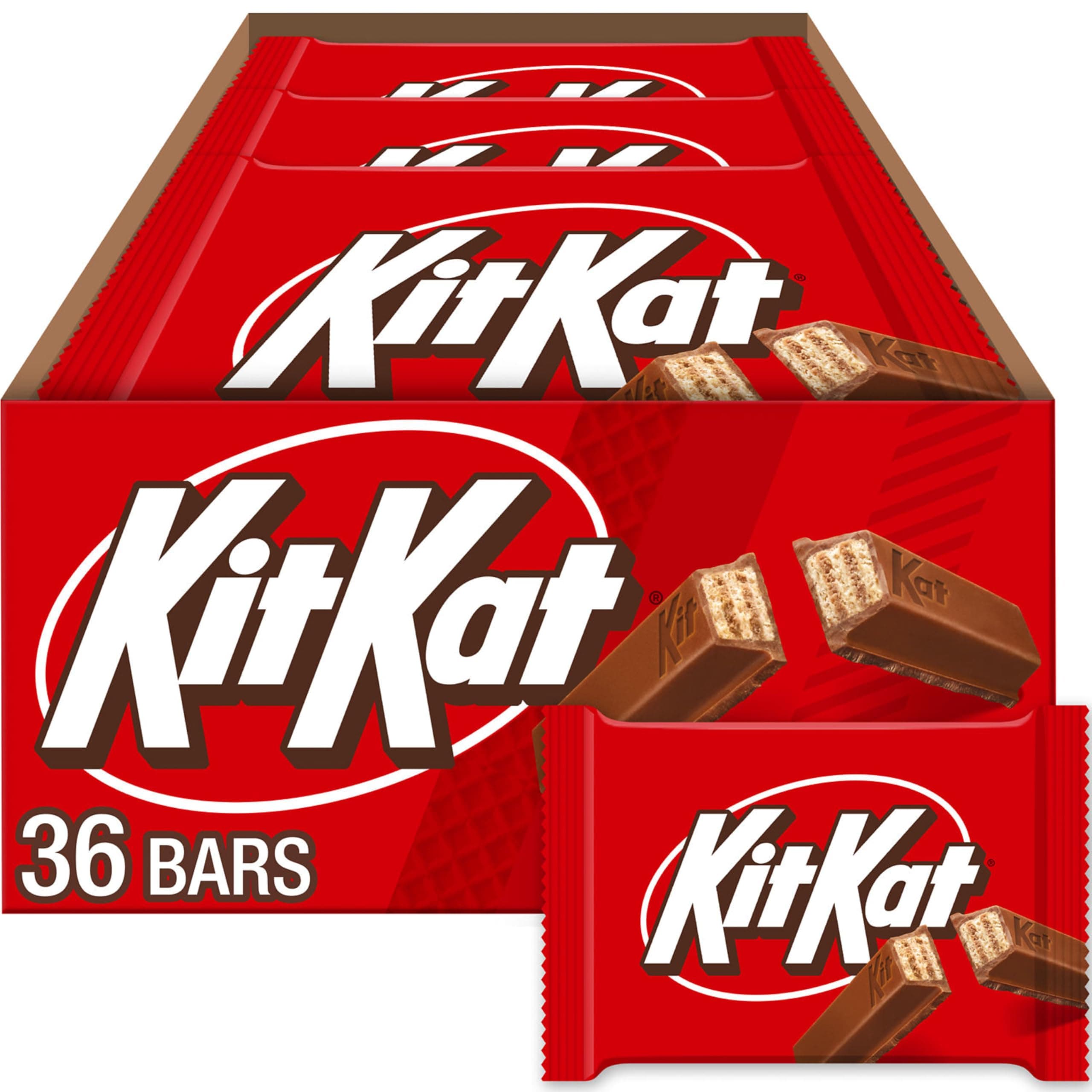 Kit Kat Chocolate Candy Bars (Pack Of 36)