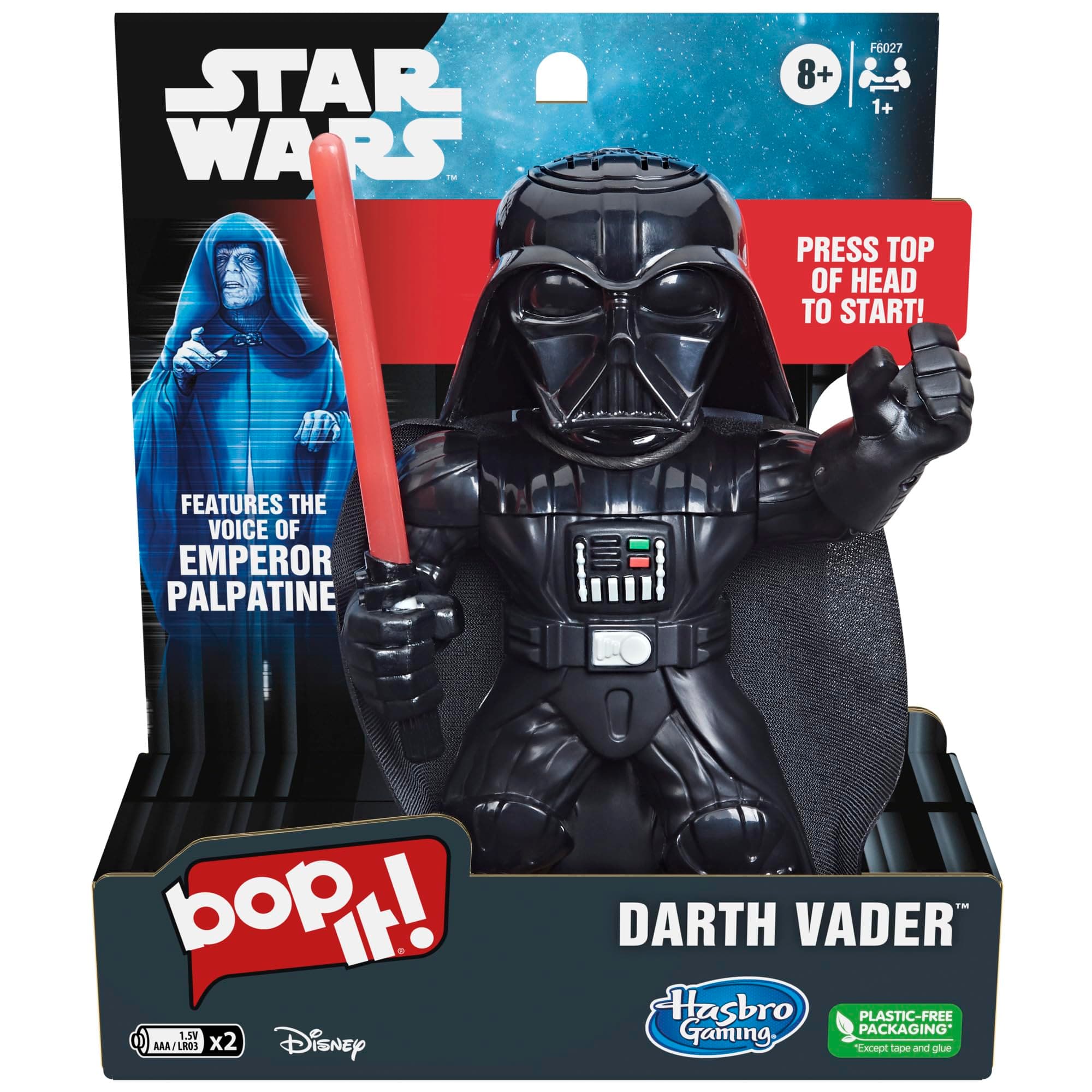 Bop It! Star Wars Darth Vader Edition Game, Features The Voice of Emperor Palpatine, Game for 1 or More Players, Ages 8 and Up