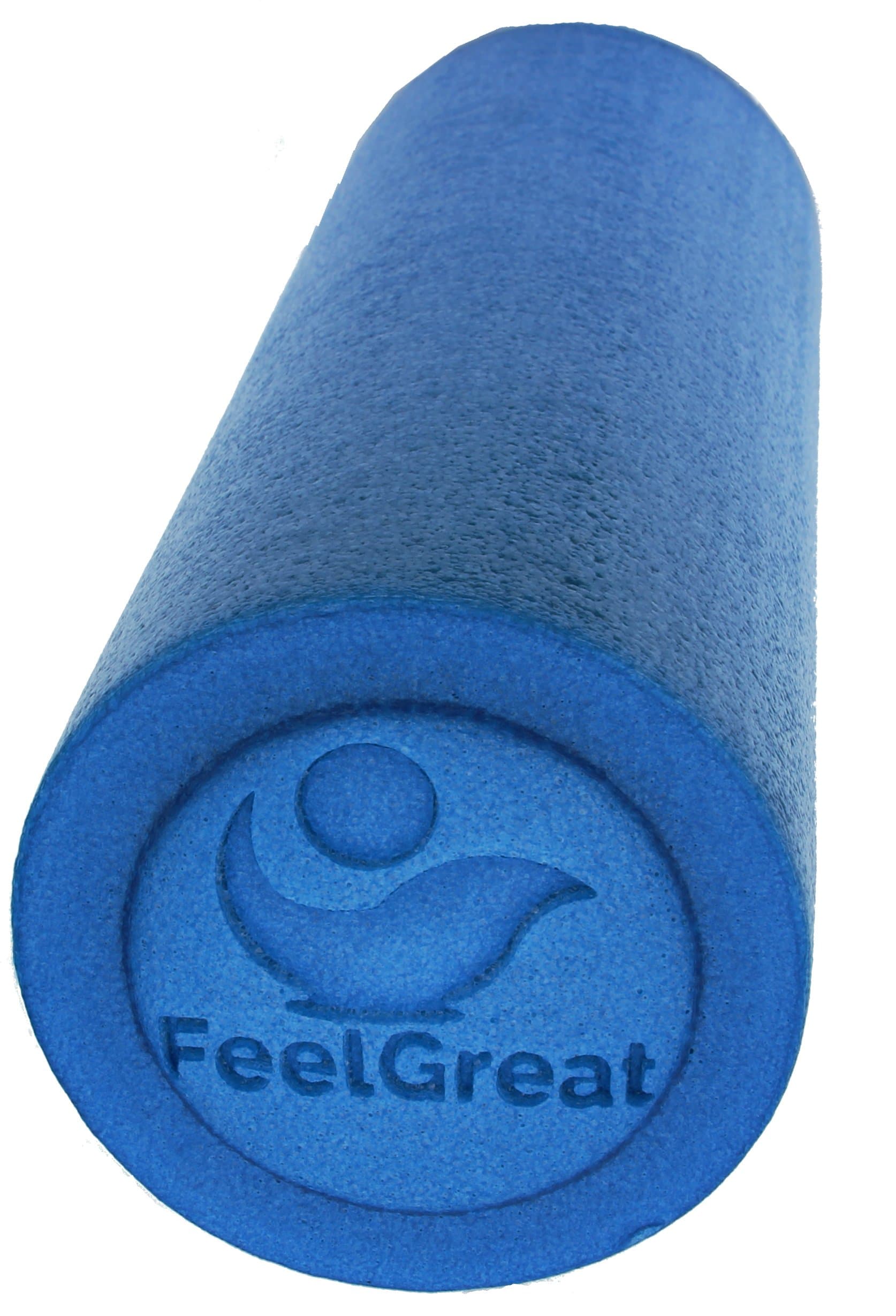 Foam Roller w High Density Firm Core by FeelGreat Physical Therapy, Pilates, Yoga, Massage Therapy Medium Soft Exterior