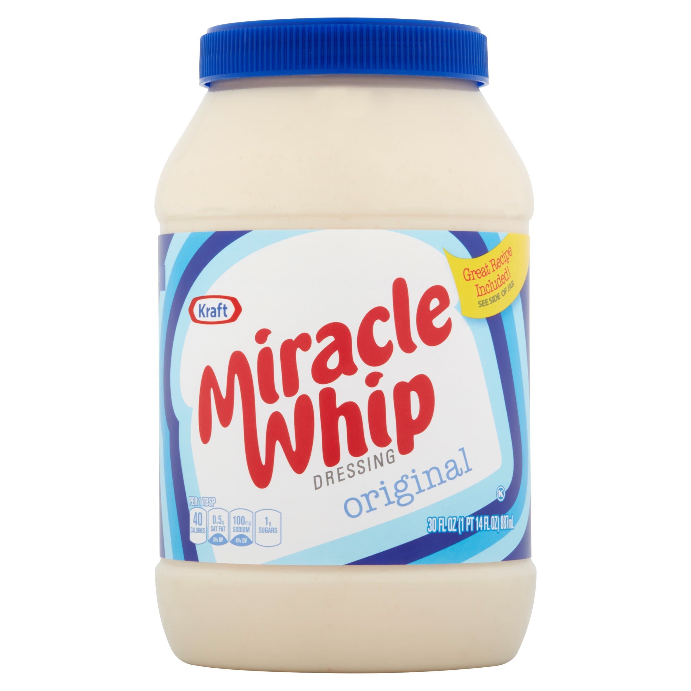 Kraft Miracle Whip Dressing Plastic Jar 30 oz (Pack of 6)