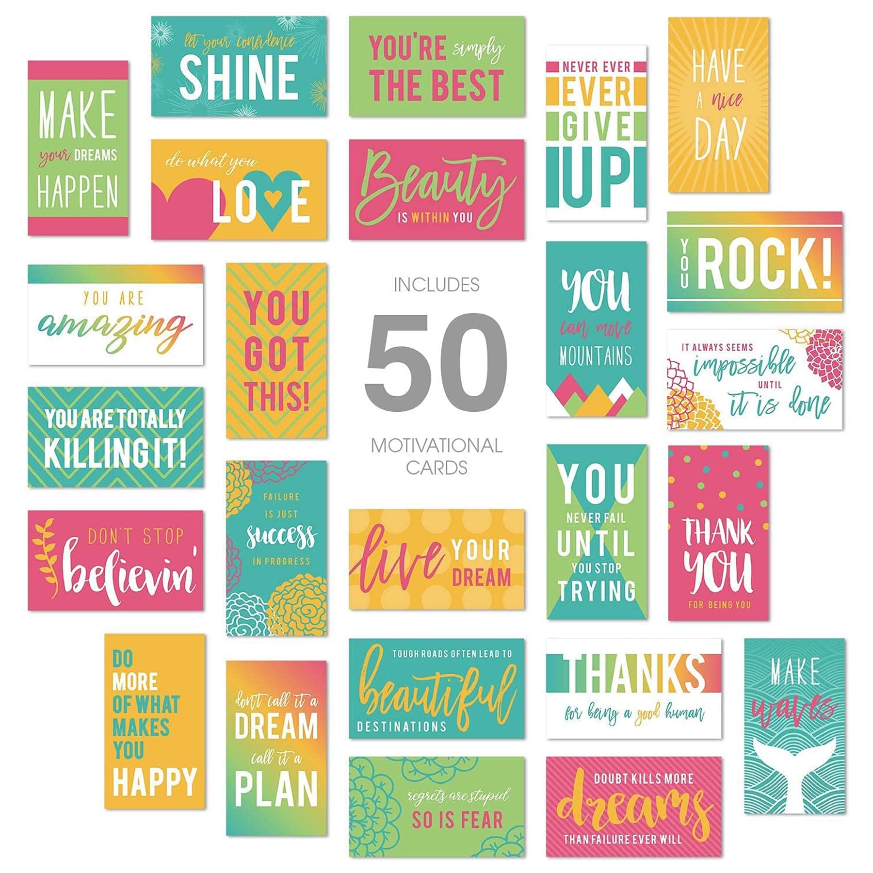 Motivational Quote Mini Cards