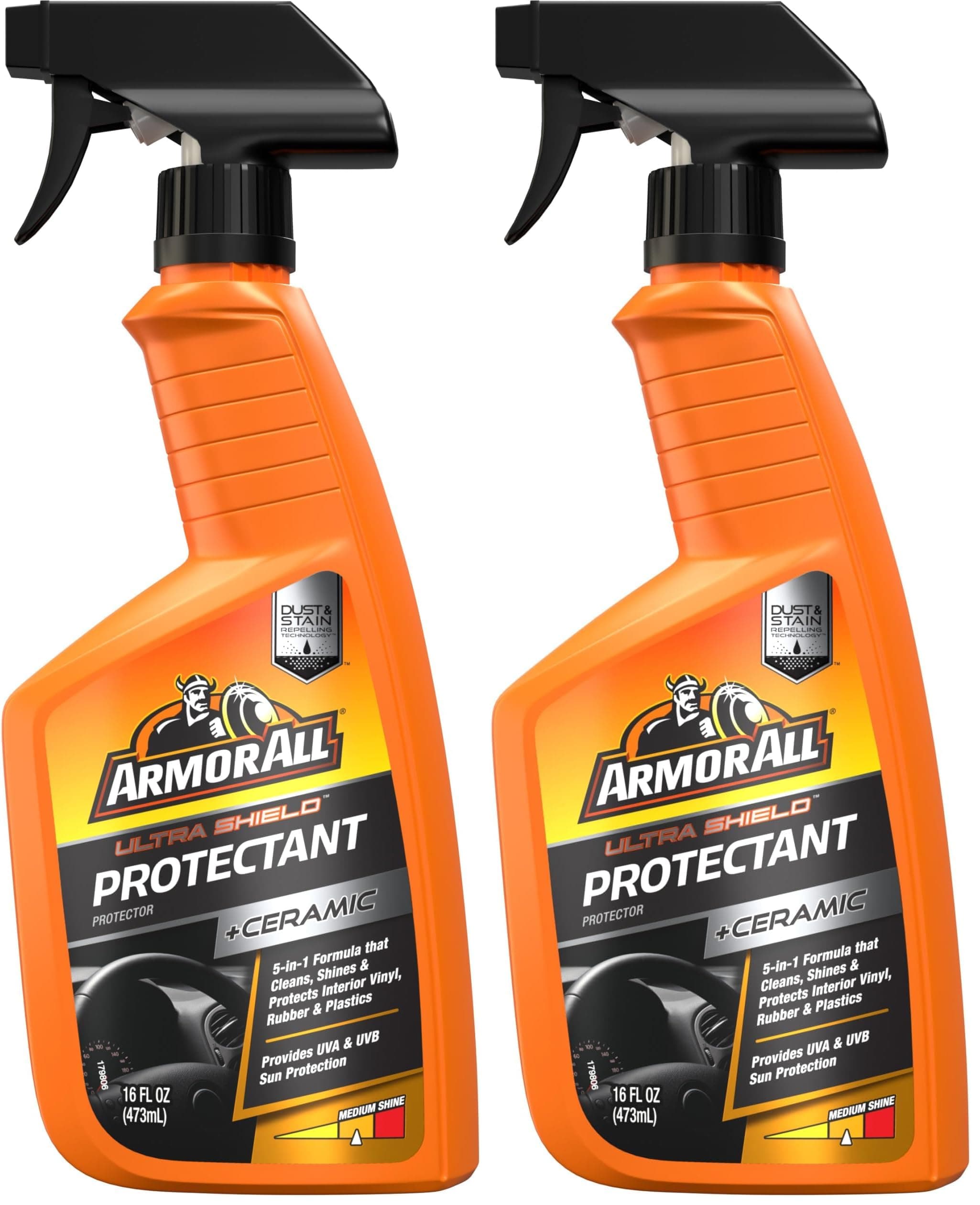 Extreme Shield Protectant Spray, Interior Car Cleaner with UV Protection Against Cracking and Fading, 16 Fl Oz (Pack of 2)