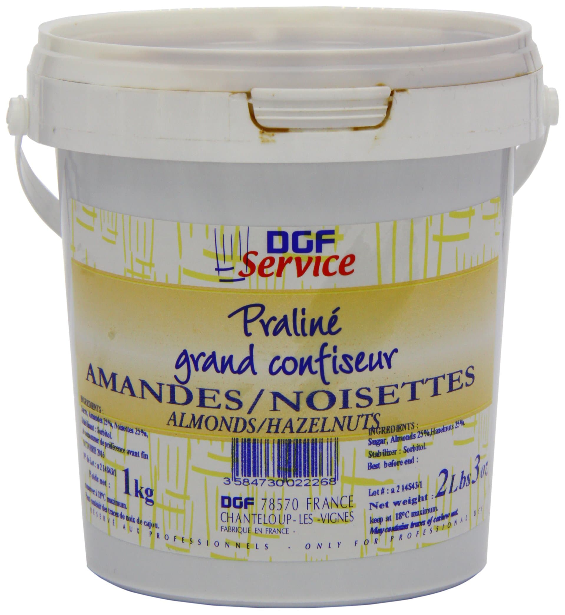 DGF Almond And Hazelnut Praline 1 Kg