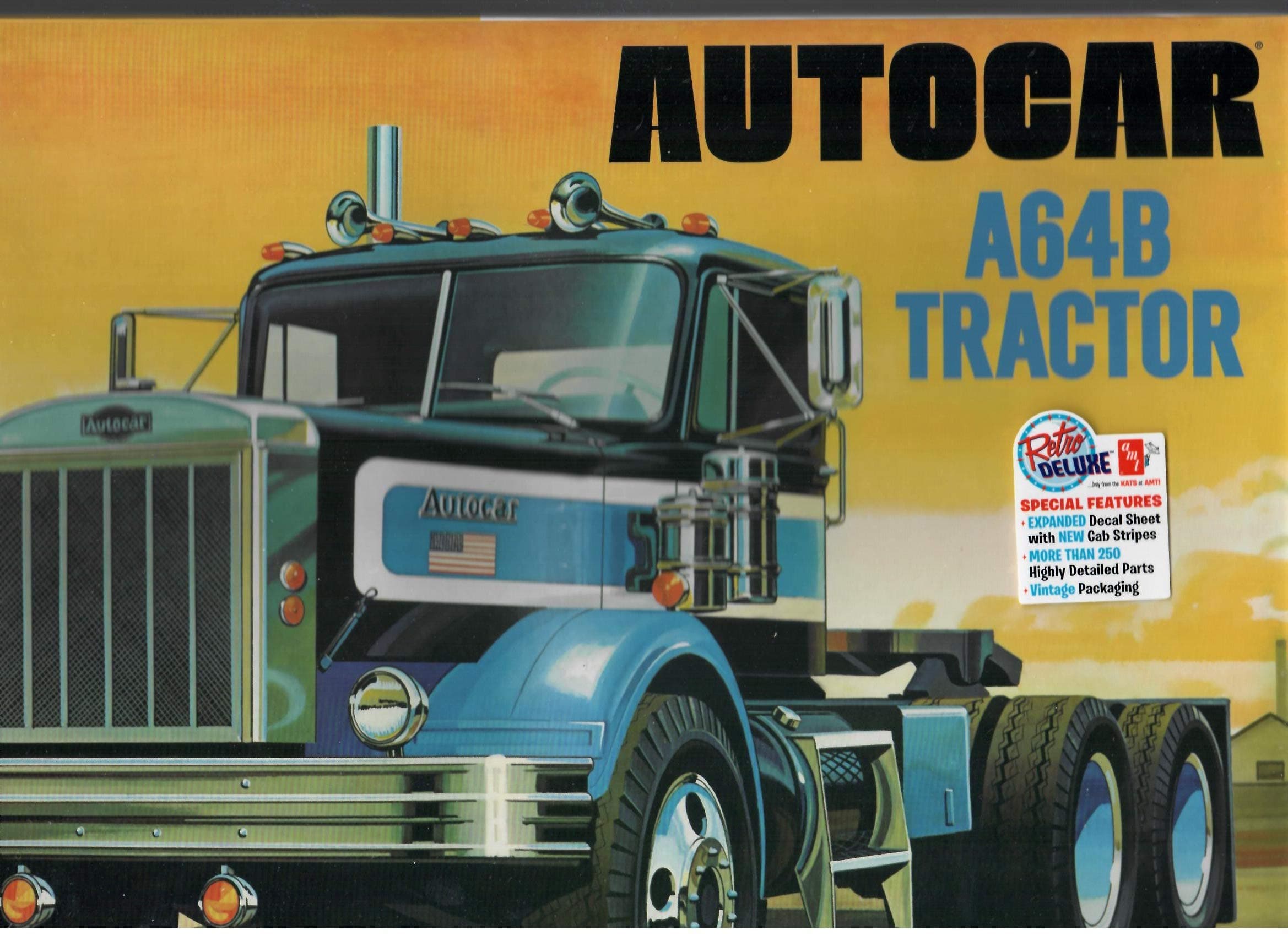 AMTAutocar A64B Semi Tractor 1:25 Scale Model Kit, Multicolor (AMT1099)