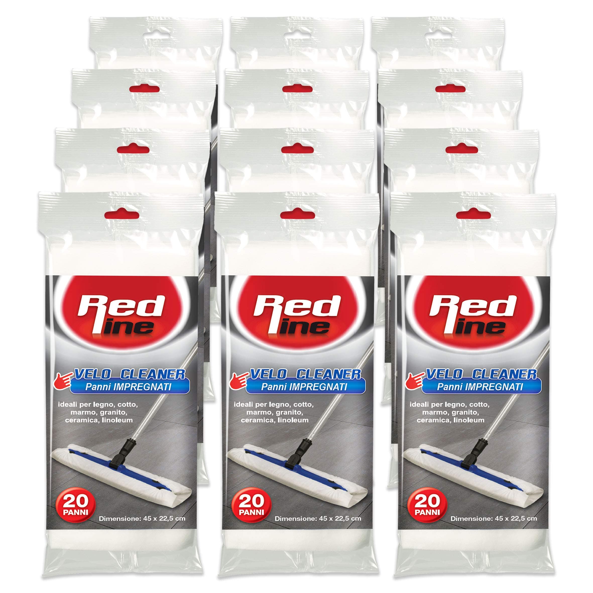 IPPA Floor Cloths, White, XXL, 240 units