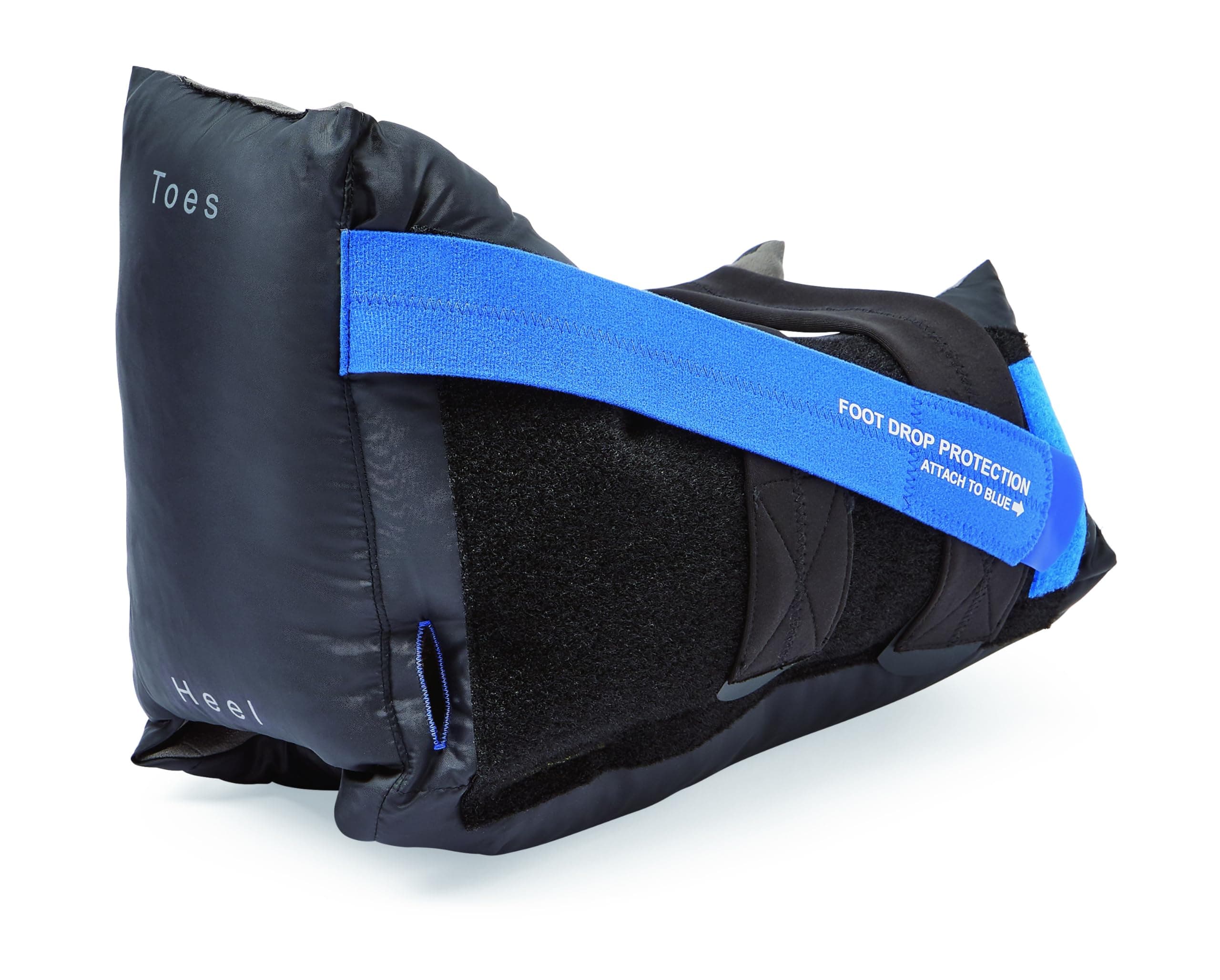 Medline HeelMedix Advanced Heel Protector, Standard Size for 11"-19" Calf Circumference, Pressure Ulcer Prevention Boot, Single Pack