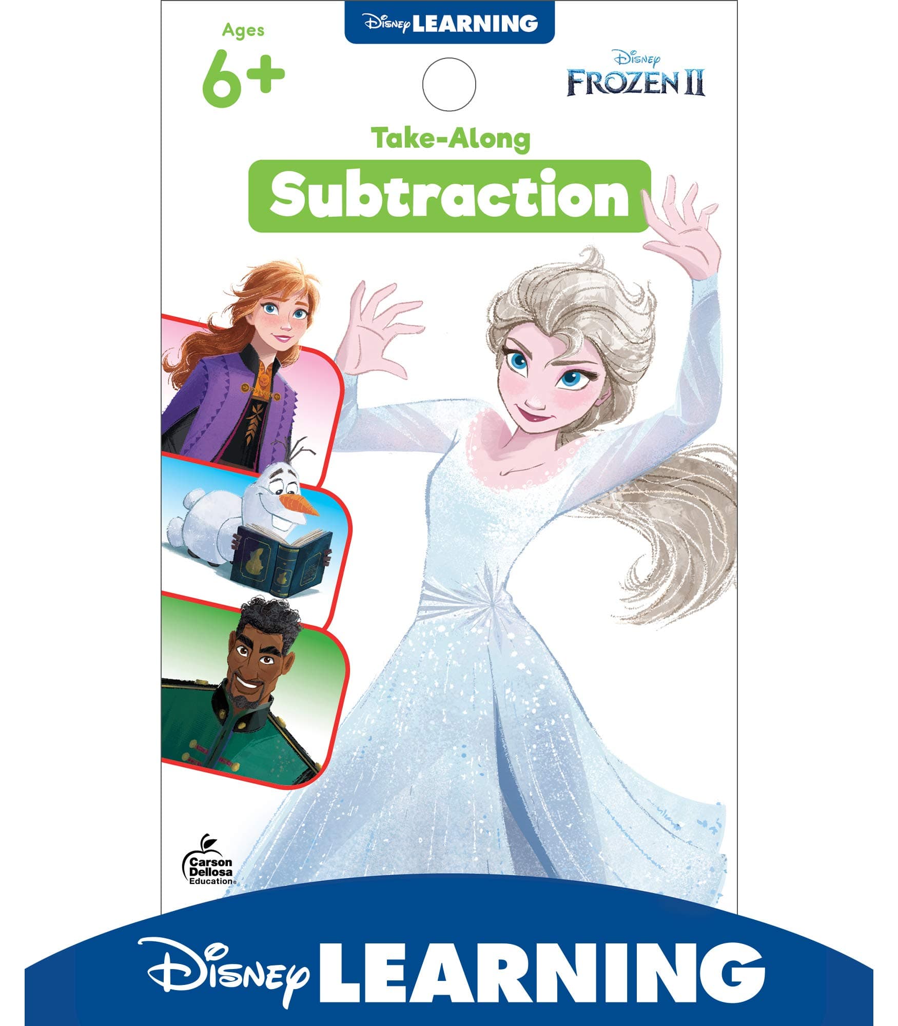 Disney Learning Take-Along Subtraction Math Workbook, Frozen 2 Math Activity Book for Kids Ages 6+ With Puzzles, Mazes, Coloring & More, Kindergarten & 1st Grade Math Workbooks (My Take-Along Tablet) Paperback – March 31, 2020