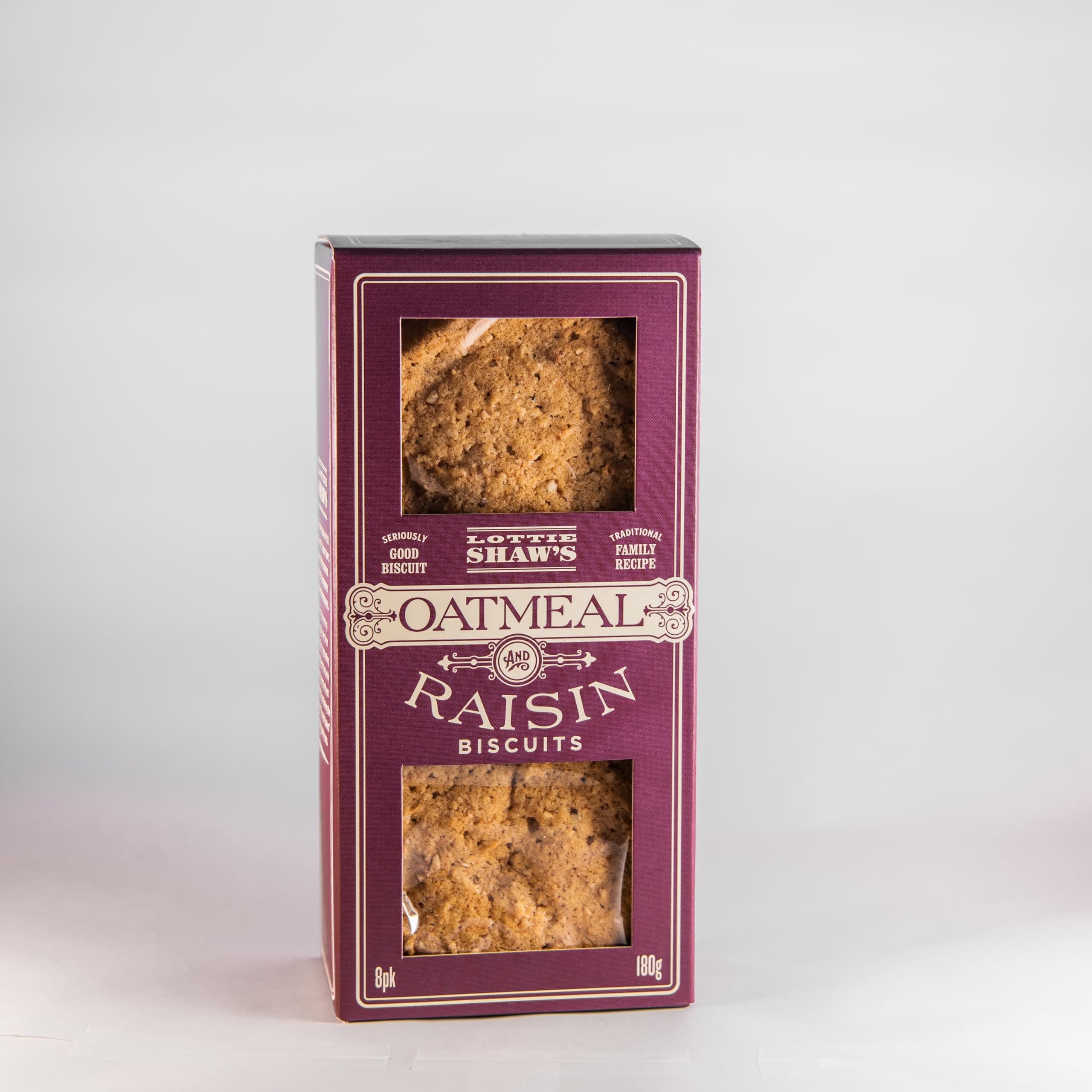 Lottie Shaw'sOatmeal & Raisin Biscuit Box