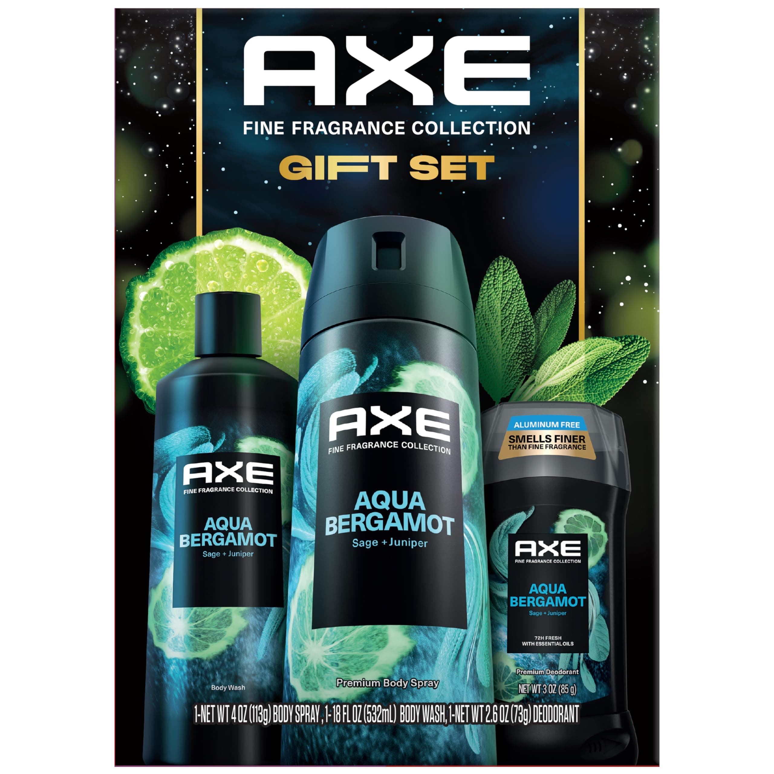 AXE Aqua Bergamot Gift Set for Men
