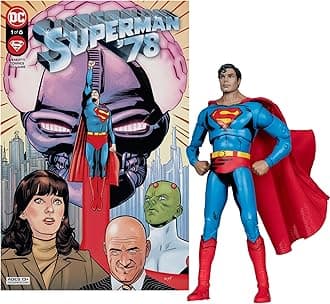 McFarlane Toys - DC Direct Page Punchers Superman (Superman '78) 7in Figure with Comic