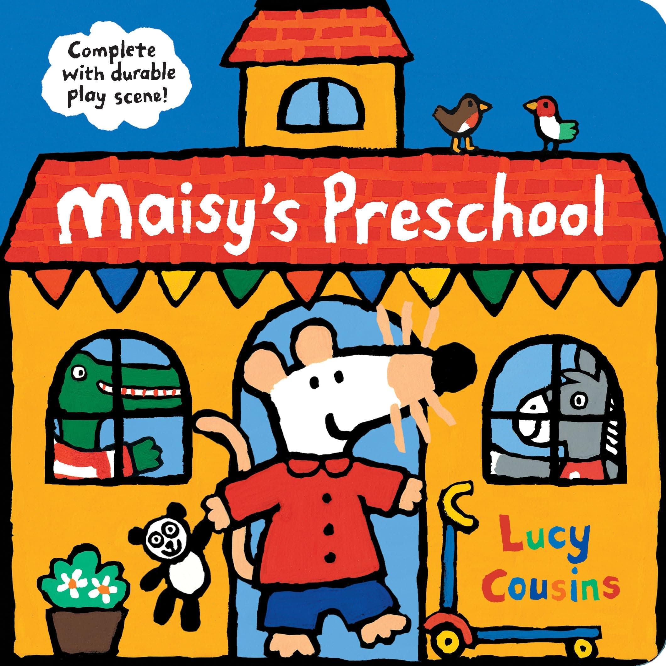 Maisy's Preschool: Complete with Durable Play Scene (Interactive Maisy the Mouse Play Scene with Punch-Out Removable Characters - For Toddlers, Preschoolers, and Kids Ages 3-5)
