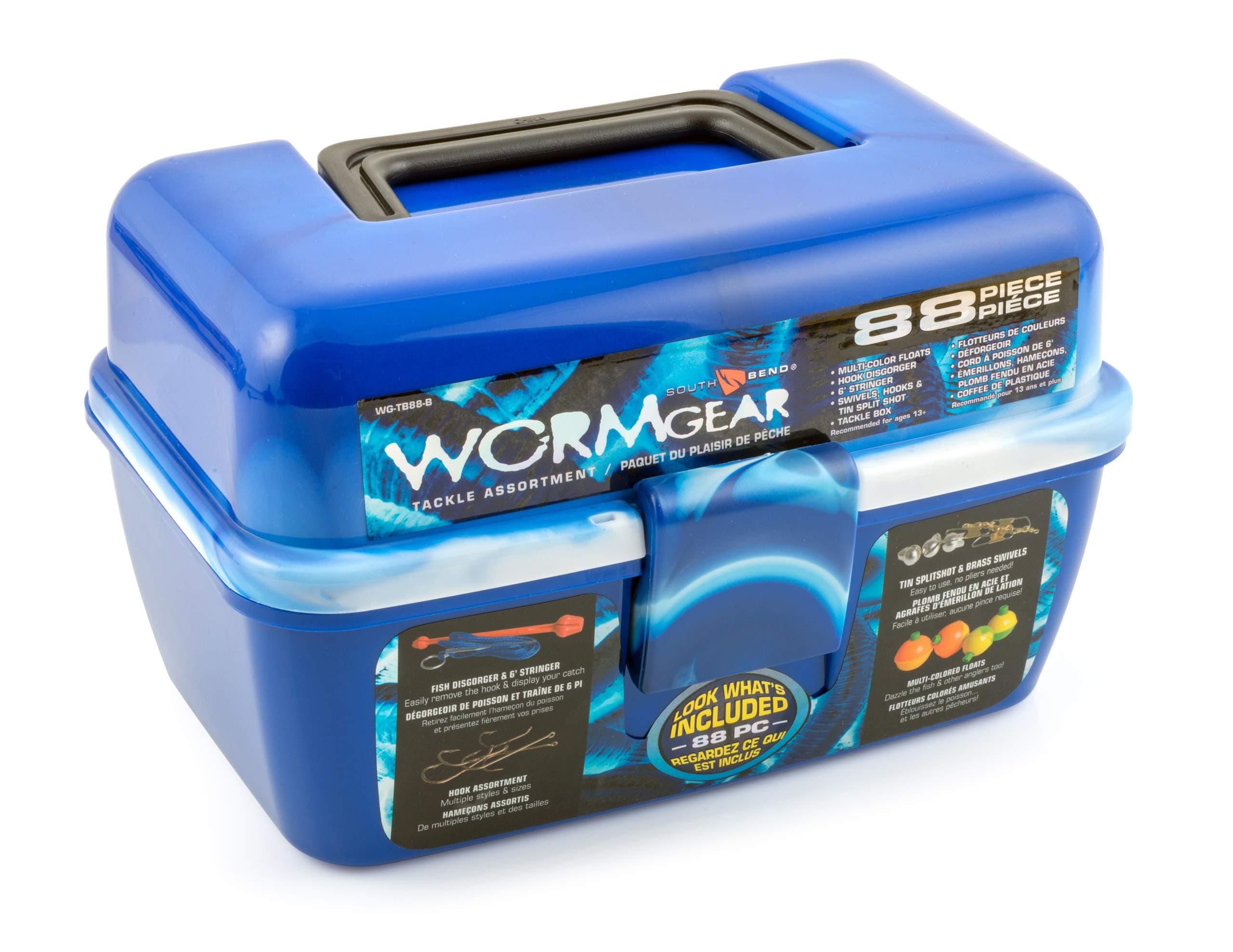 South Bend Wormgear Tackle Box-88 Piece