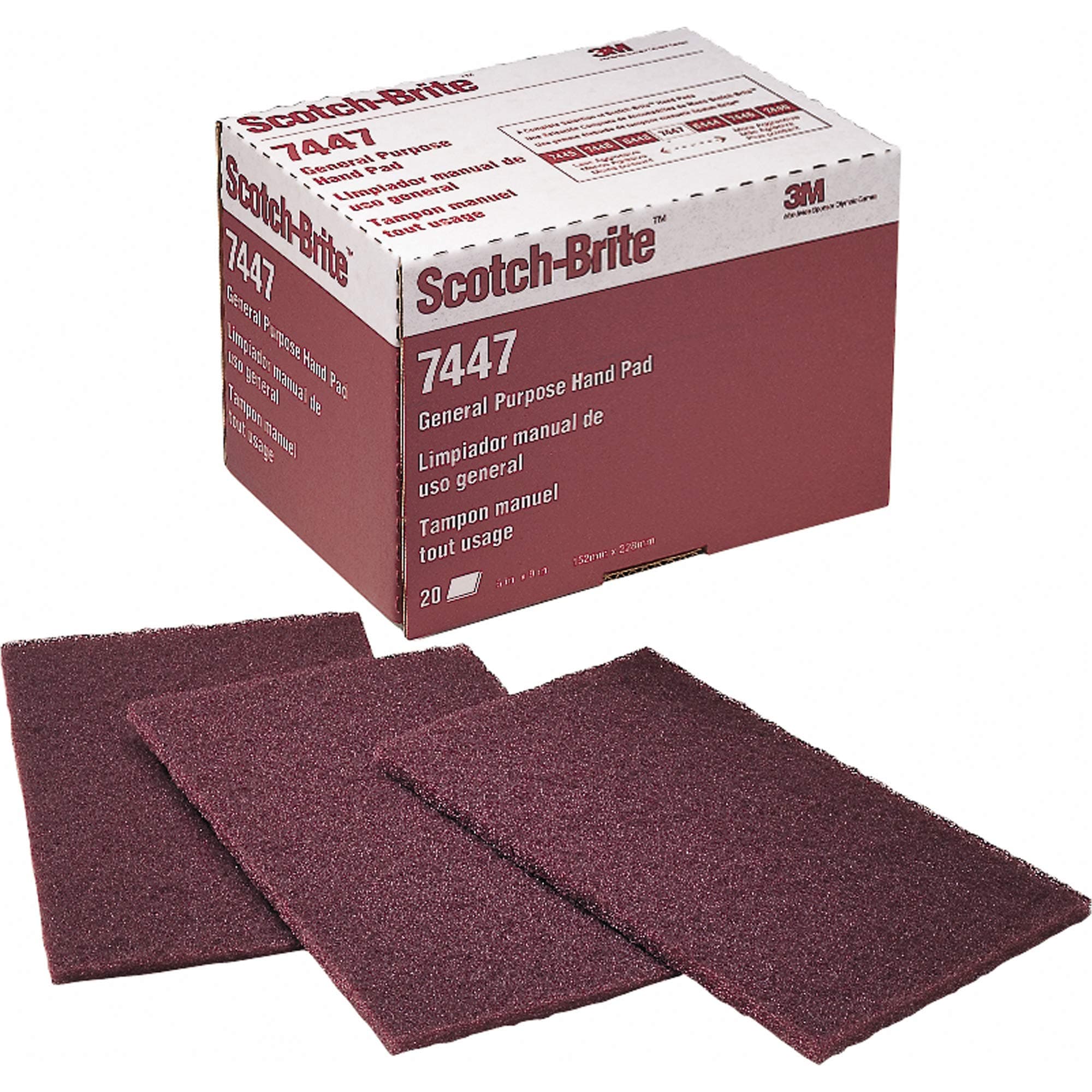 Scotch-Brite General Purpose Hand Pad 7447 Pro - 20 Count