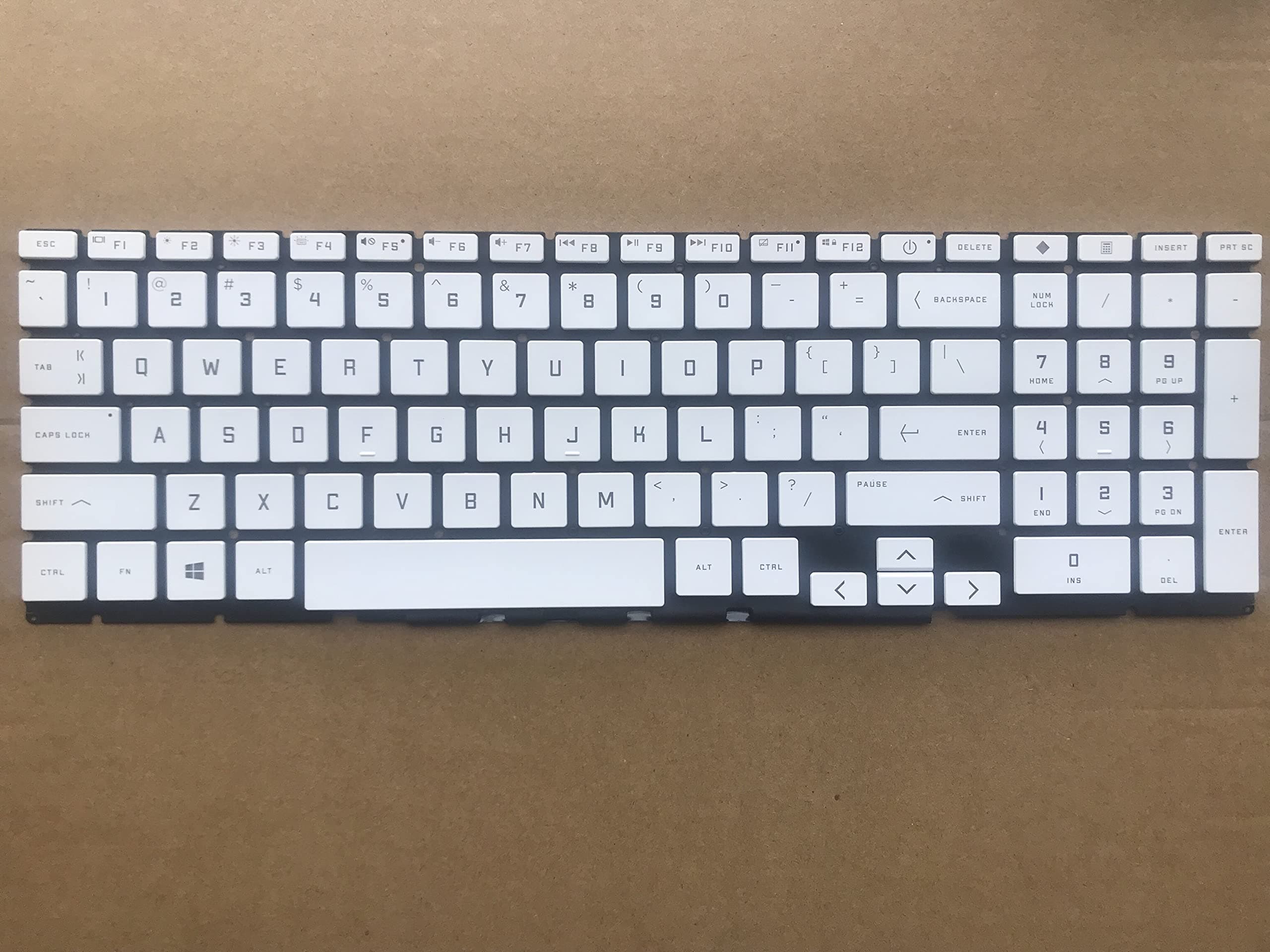 Original New for HP Victus 16 16-D 16-E 16-d0000 16-e0000 16-d1000 16-e1000 Laptop US Backlit Laptop Dark Blue Keyboard (White)