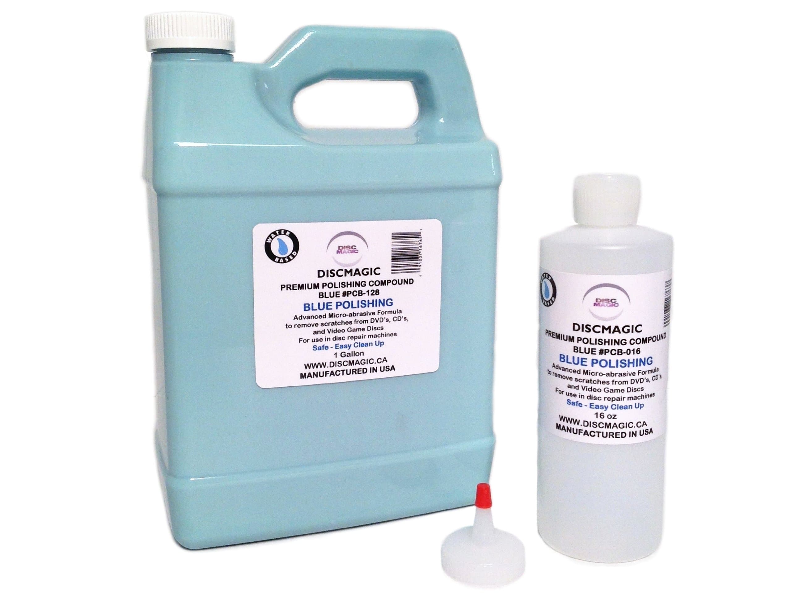 Discmagic Premium 1 Gallon Blue #1 Polish Compound (JFJ Easy Pro, Double Arm, Single Arm & Armless Compatible)
