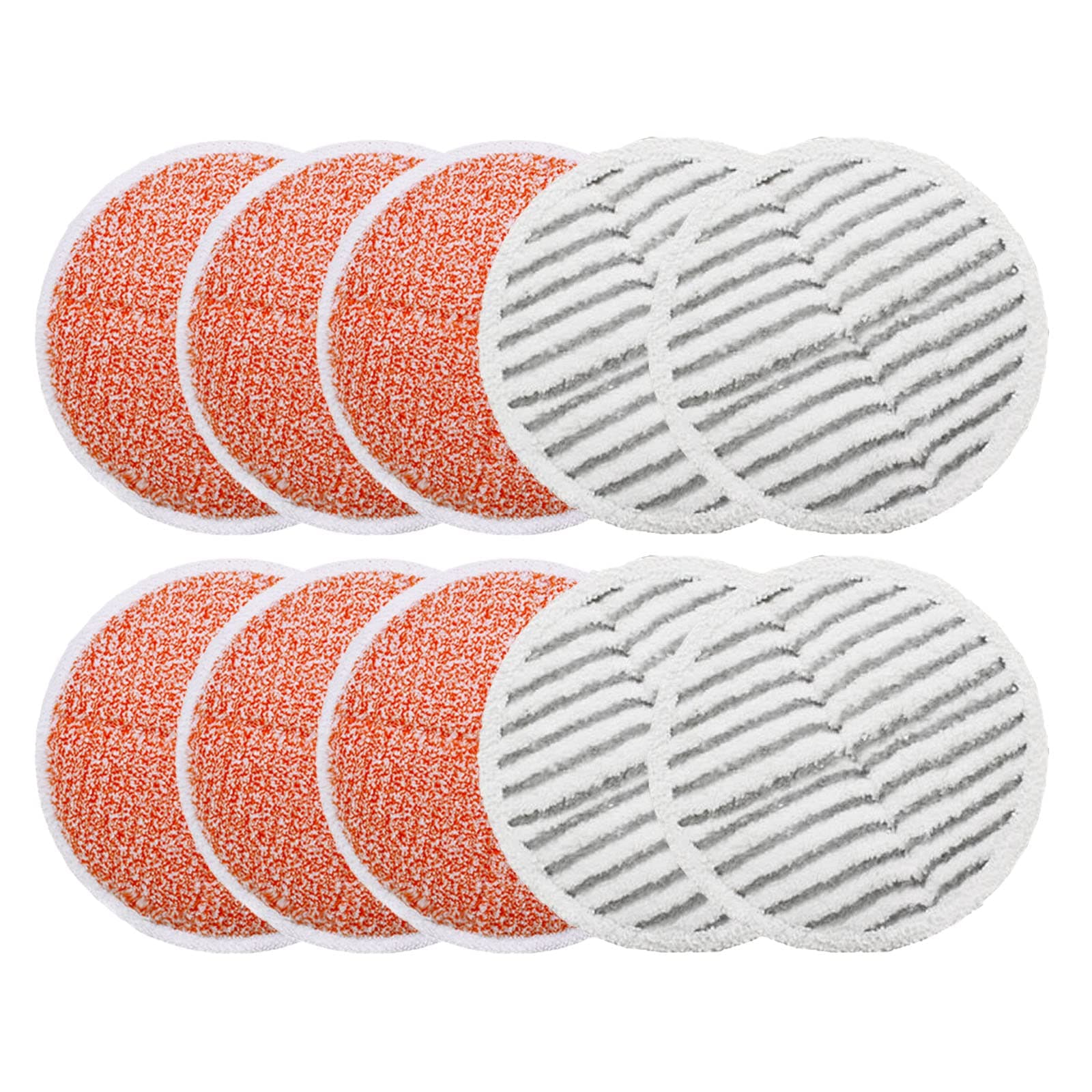 Replacement Pads for Bissell Spinwave Mop: 10 Pads for Bissell Spinwave,Spin Wave,Crosswave Expert/Pet/Cordless Hard Floor 2124 20393 2039a 20399 2039w 23159 23157 Spin Mop Cleaner Scrub Scrubber Pads