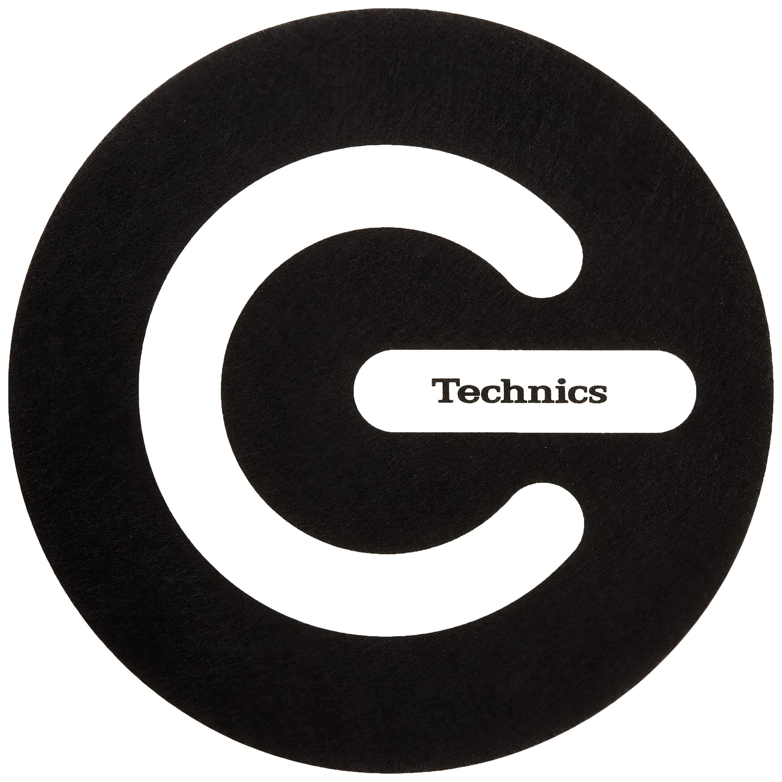 MAGMA60671 Technics Slipmat On Off, black,white