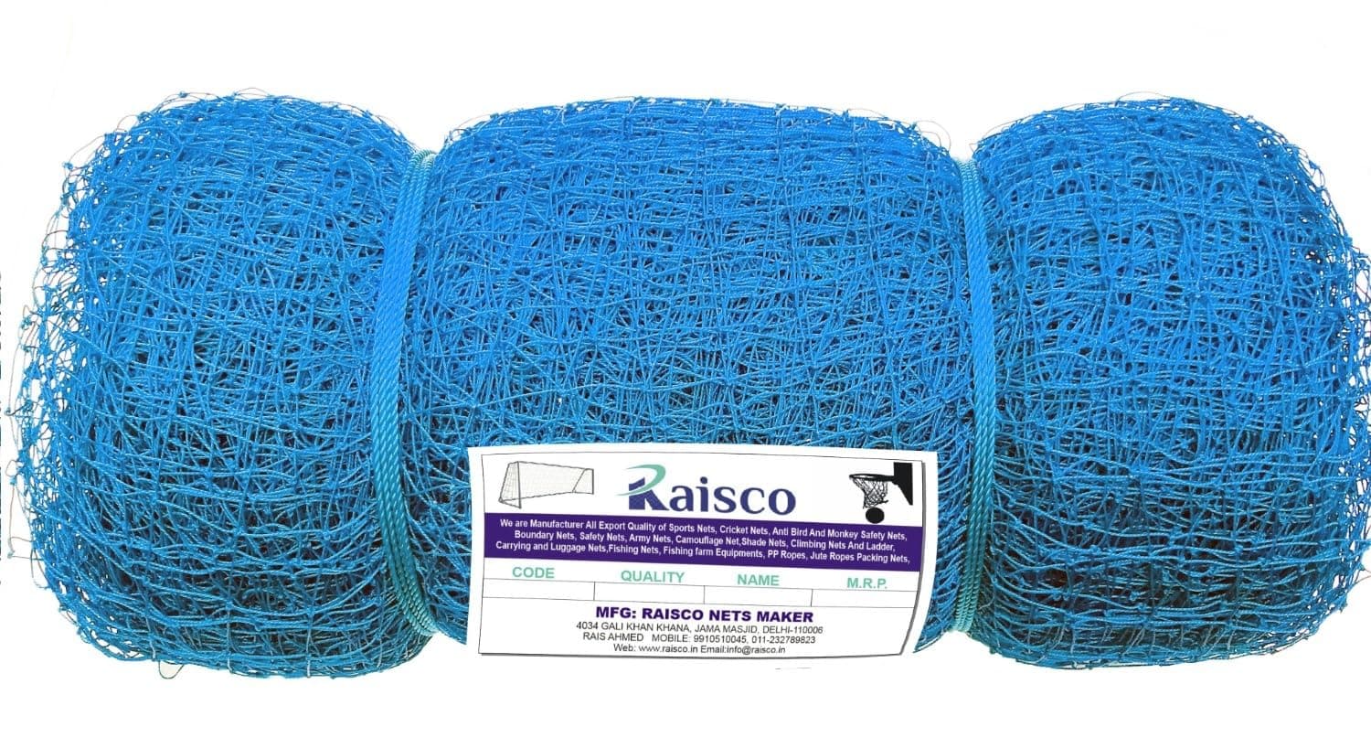 Raisco 70242 Foot Practice Cricket Net (Blue)