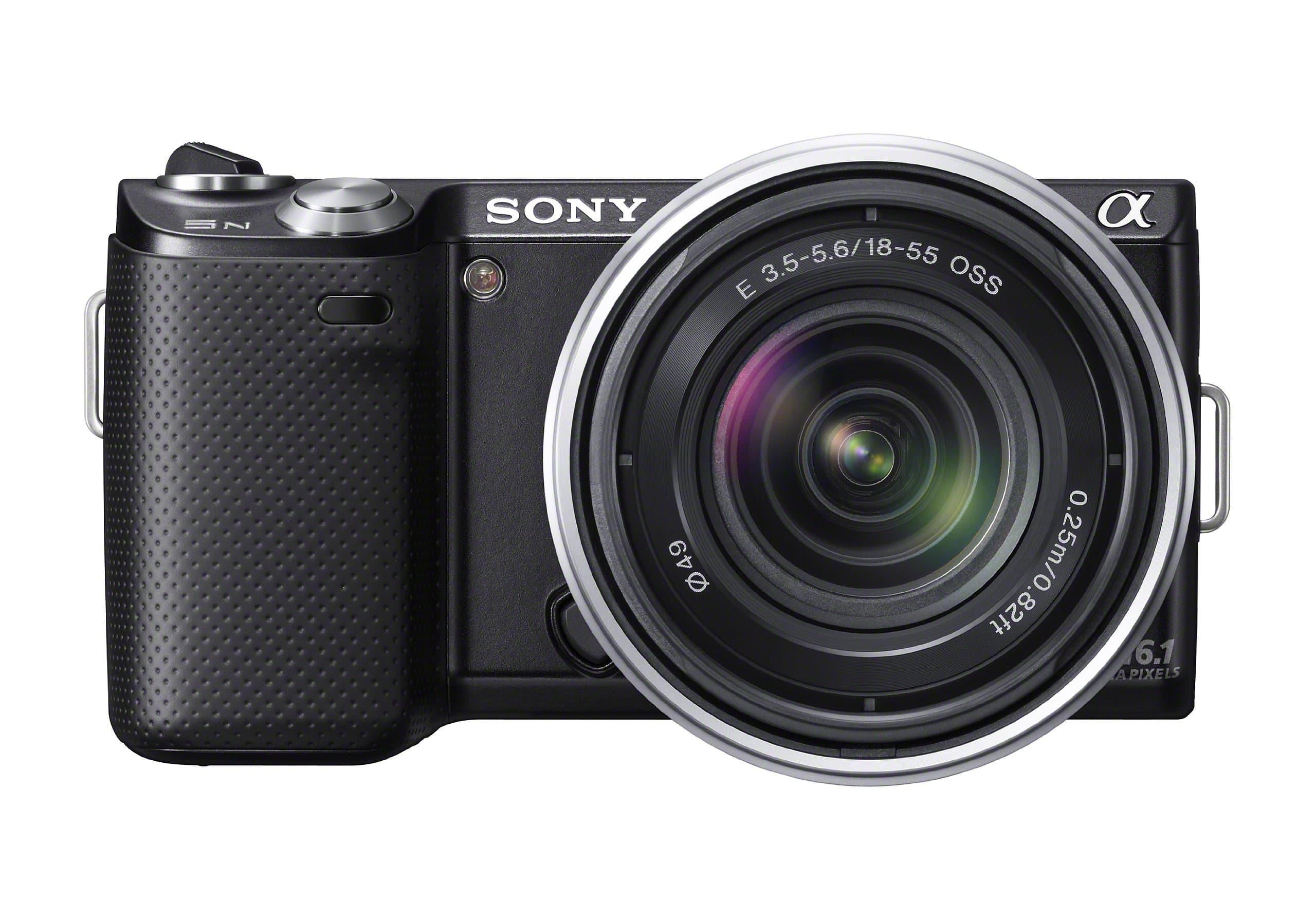 Sony NEX-5N 16.1 MP Compact Interchangeable Lens Touchscreen Camera with 18-55mm Lens (Black)
