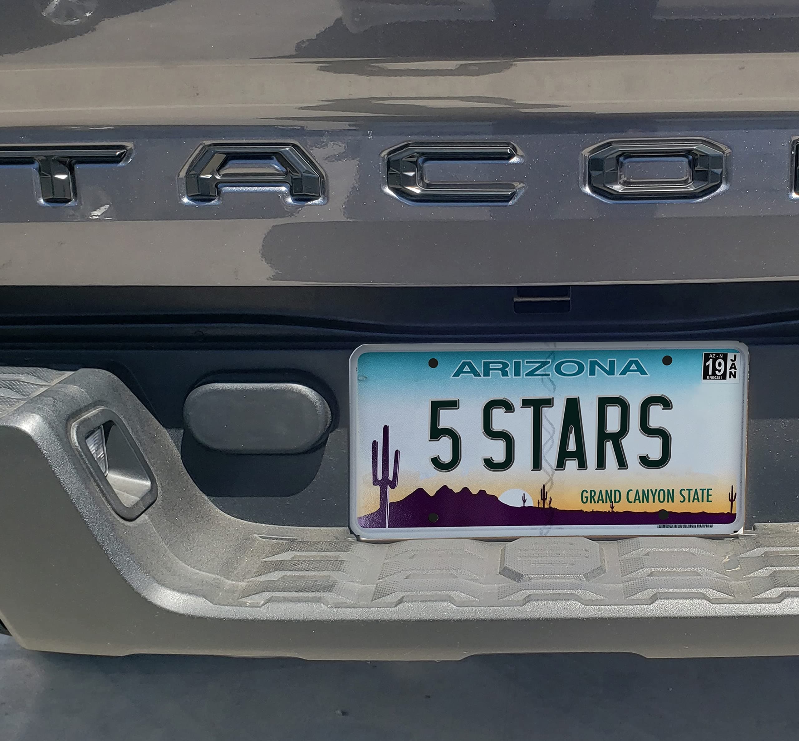 EyeCatcher Pro Series Tailgate Letter Inserts Compatible with 2016-2023 Toy Taco (Pro Satin Black)