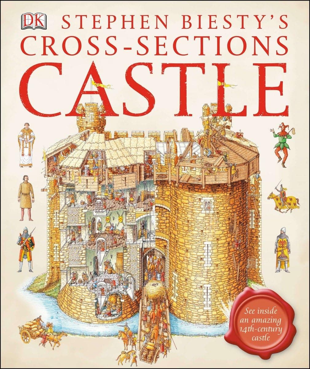 Stephen Biesty's Cross-sections Castle: See Inside an Amazing 14th-Century Castle Hardcover – May 20, 2013