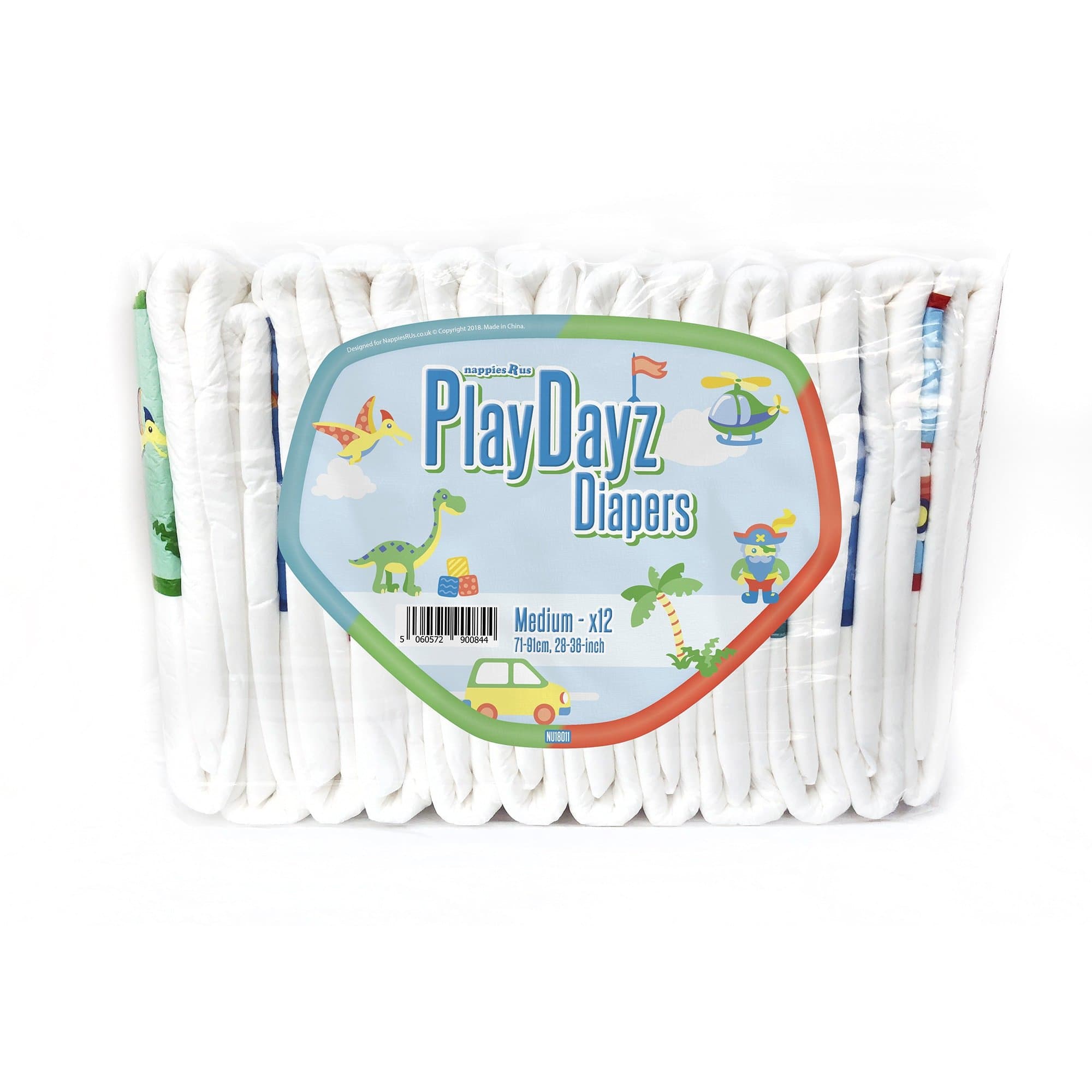 NRU PlayDayz Blue (Breathable) - Medium - Pack of 12