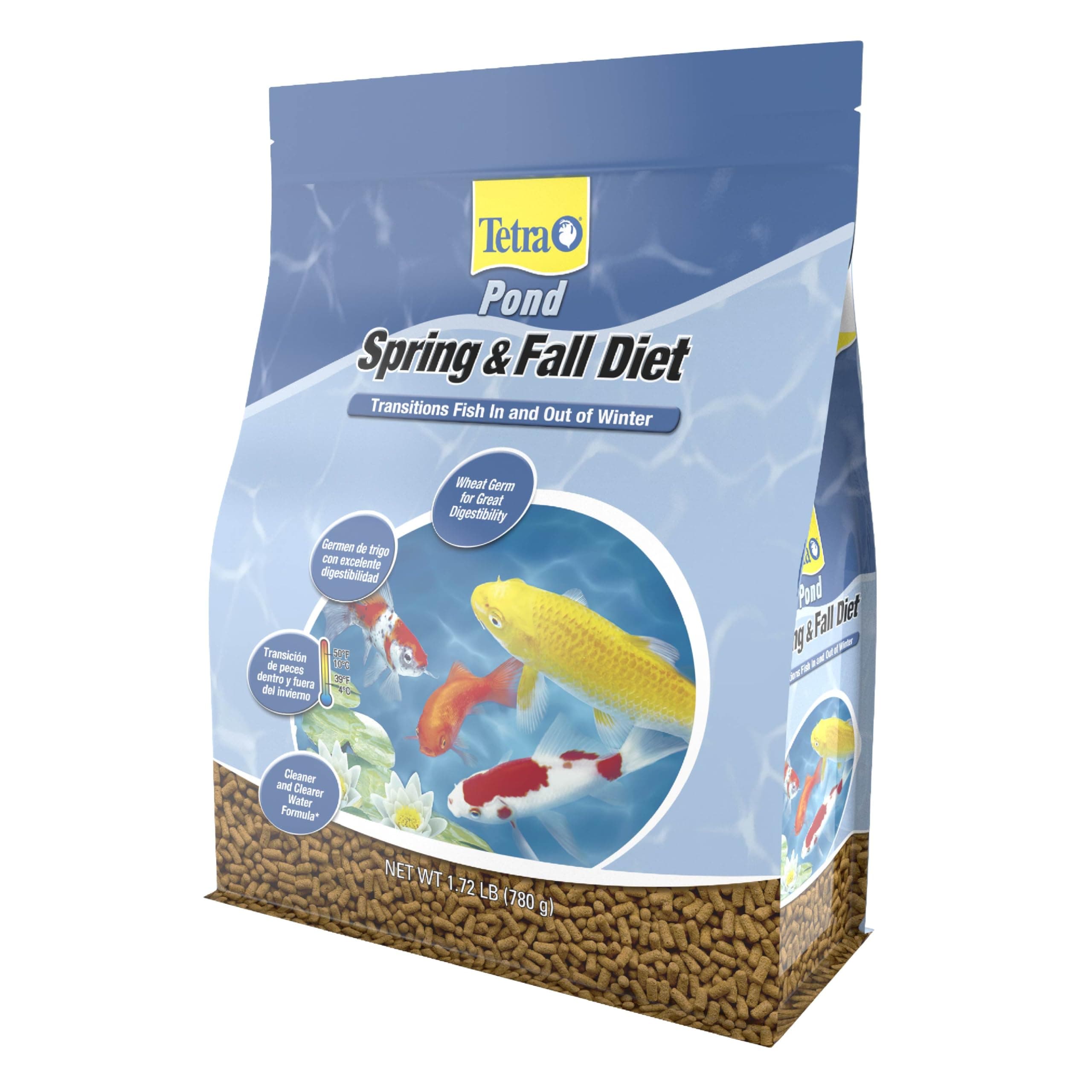 TetraPond Spring & Fall Diet Floating Pond Sticks, 1.72-Pound