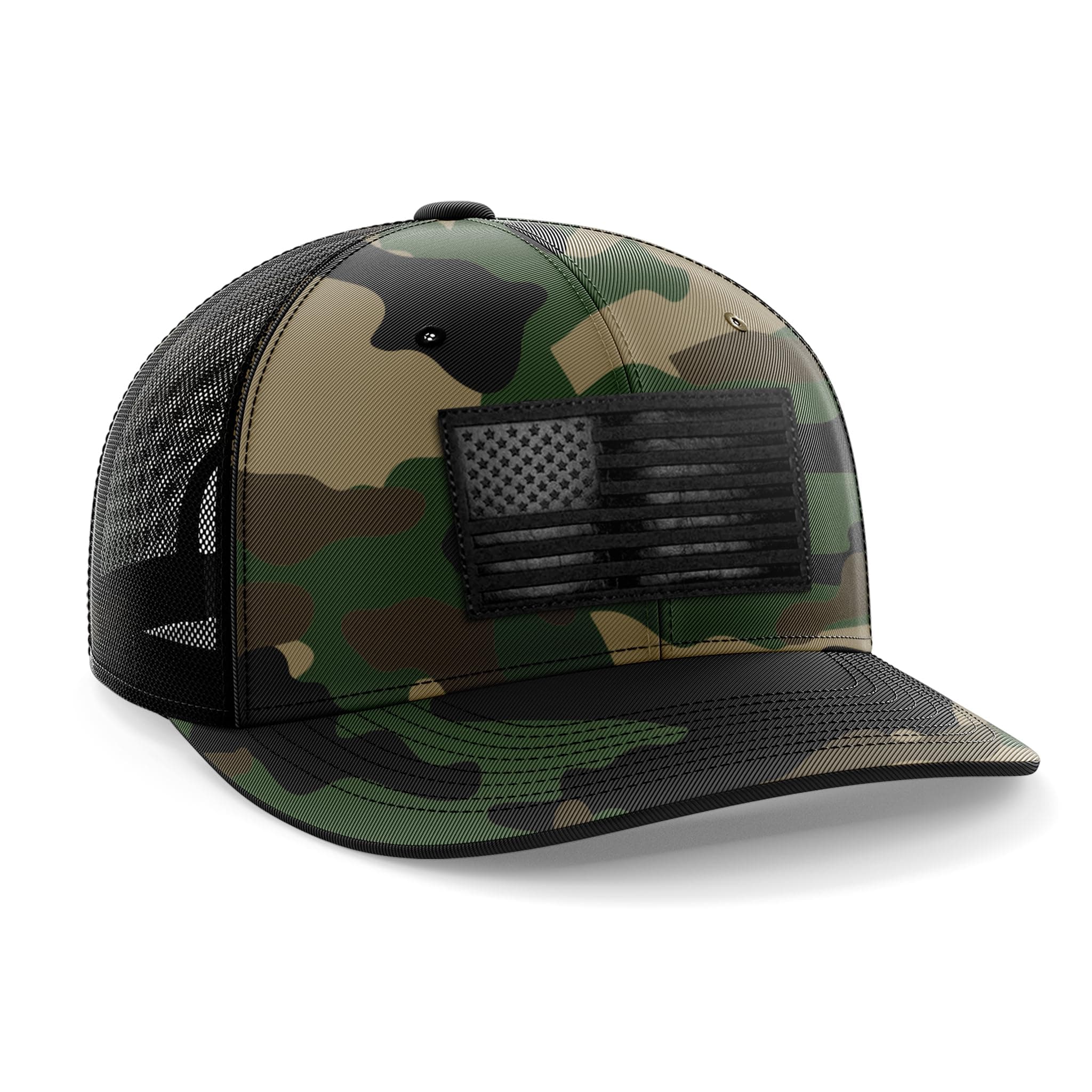- Leather Flag Patch Snapbacks Hat for Men and Women